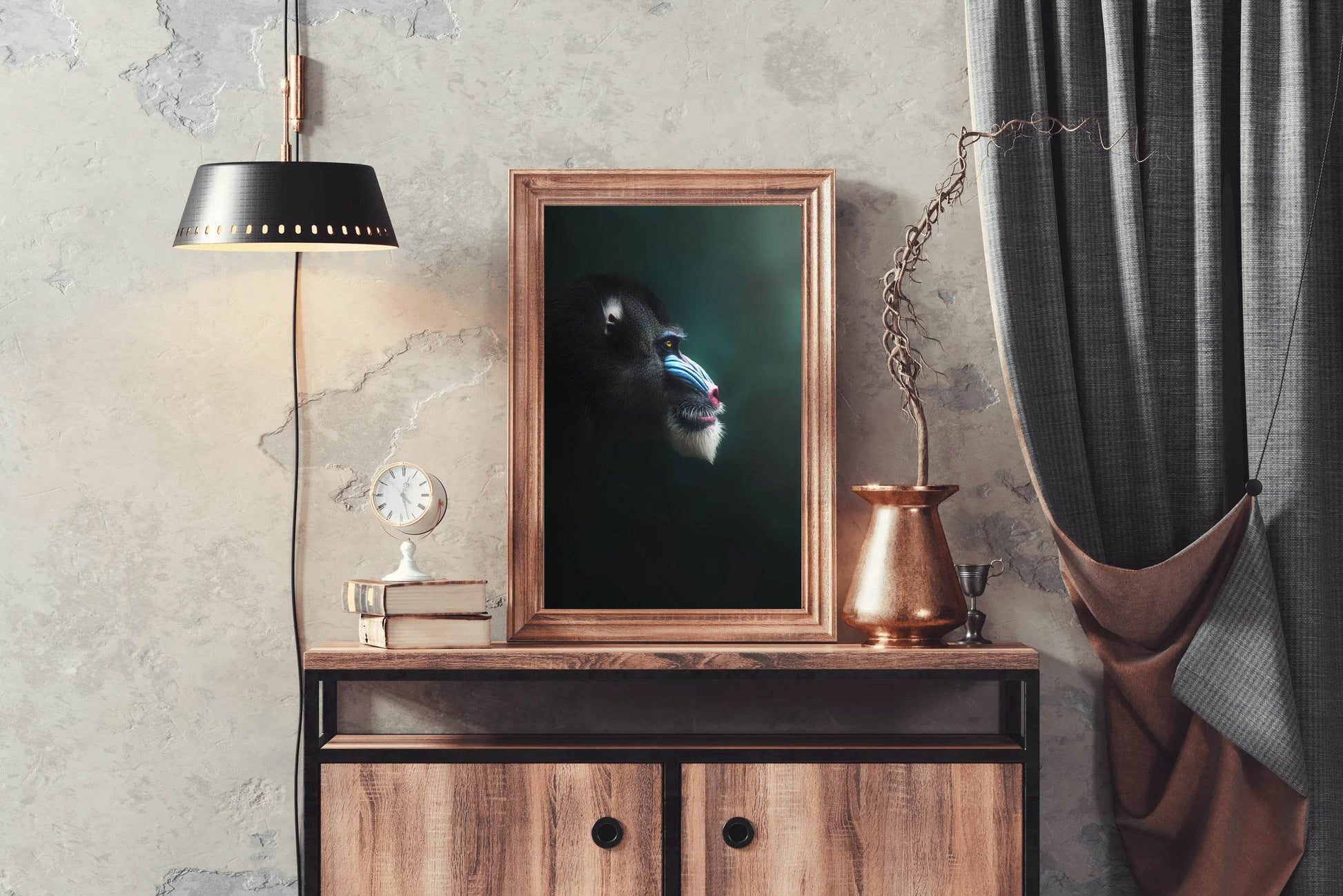 Mandrill Monkey Animal Wall Art - beink online art store
