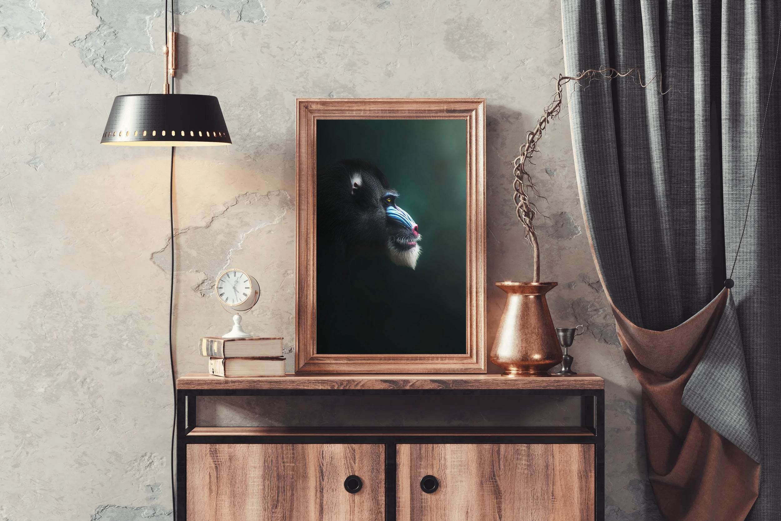 Mandrill Monkey Animal Wall Art - beink online art store