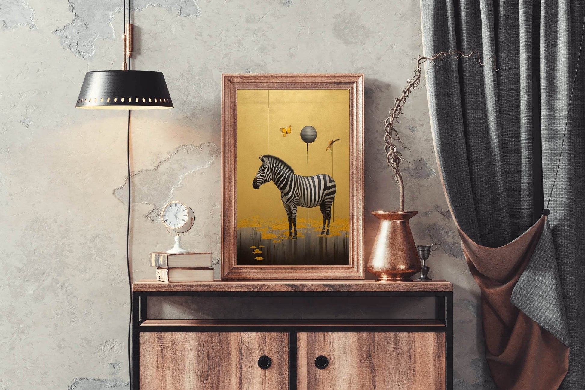 3D Painting of Zebra Animal Wall Art - beink online art store