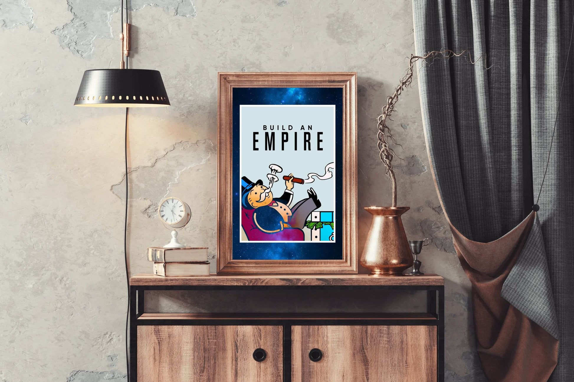 Monopoly-Inspired Success Motivational Wall Art - beink online art store