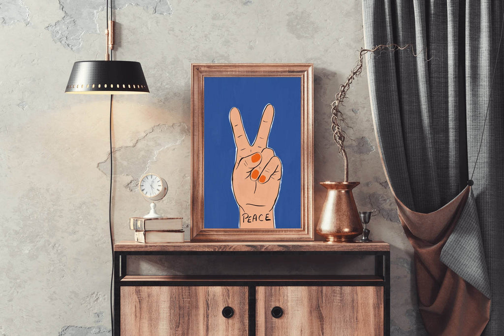 Symbol of Peace And Friendship Wall Art - beink online art store