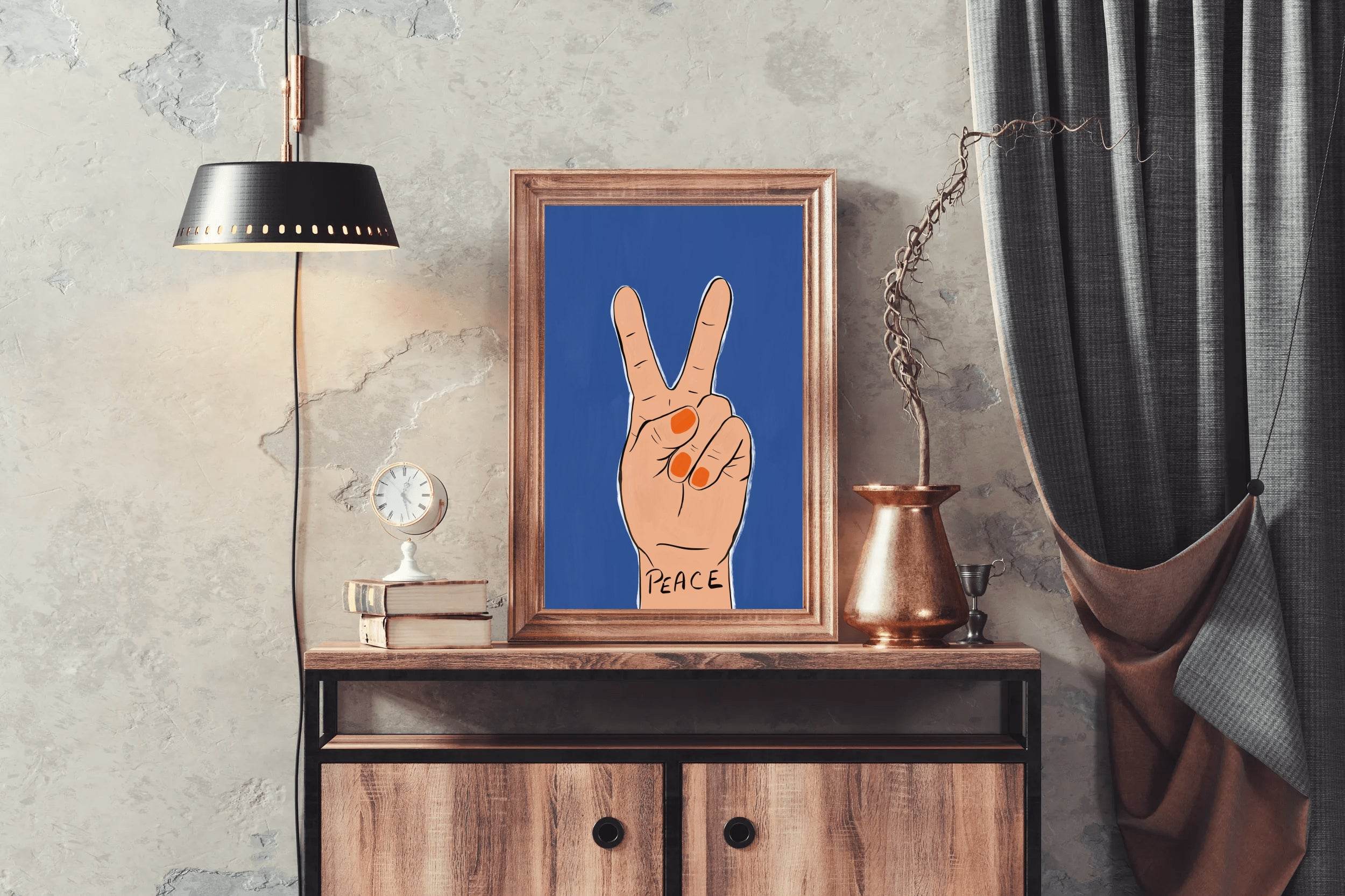 Symbol of Peace And Friendship Wall Art - beink online art store