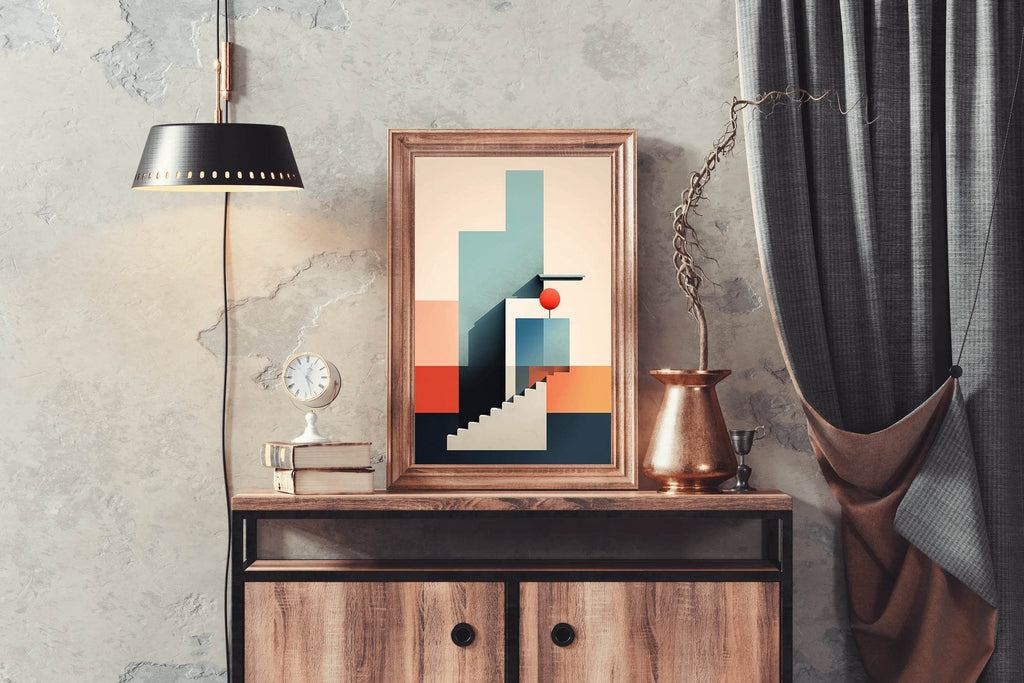 Creative Shape Background Abstract Wall Art - beink online art store