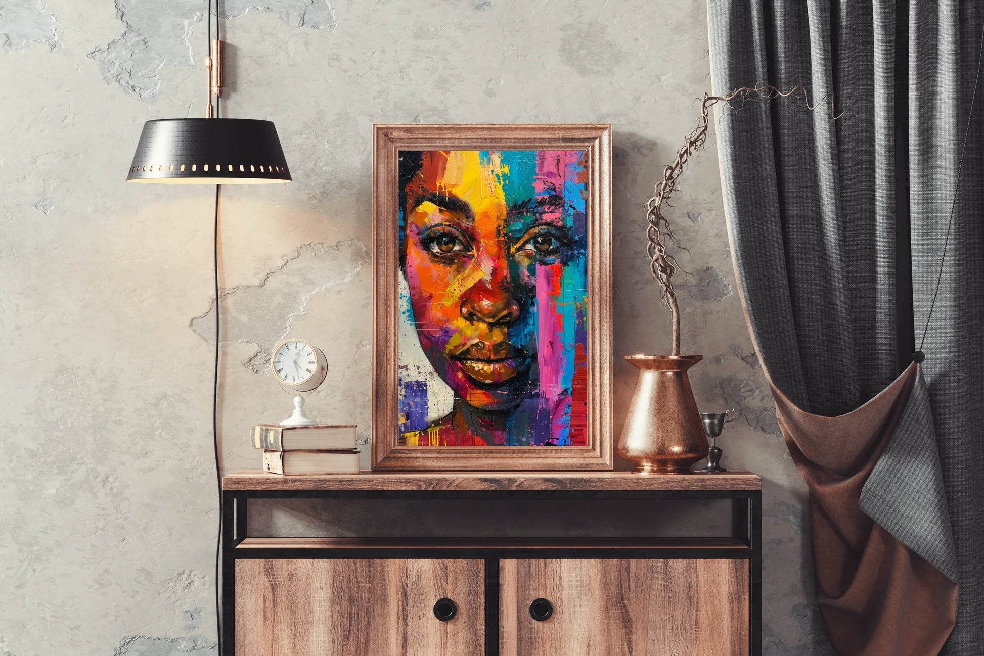 African Woman Wall Art - beink online art store