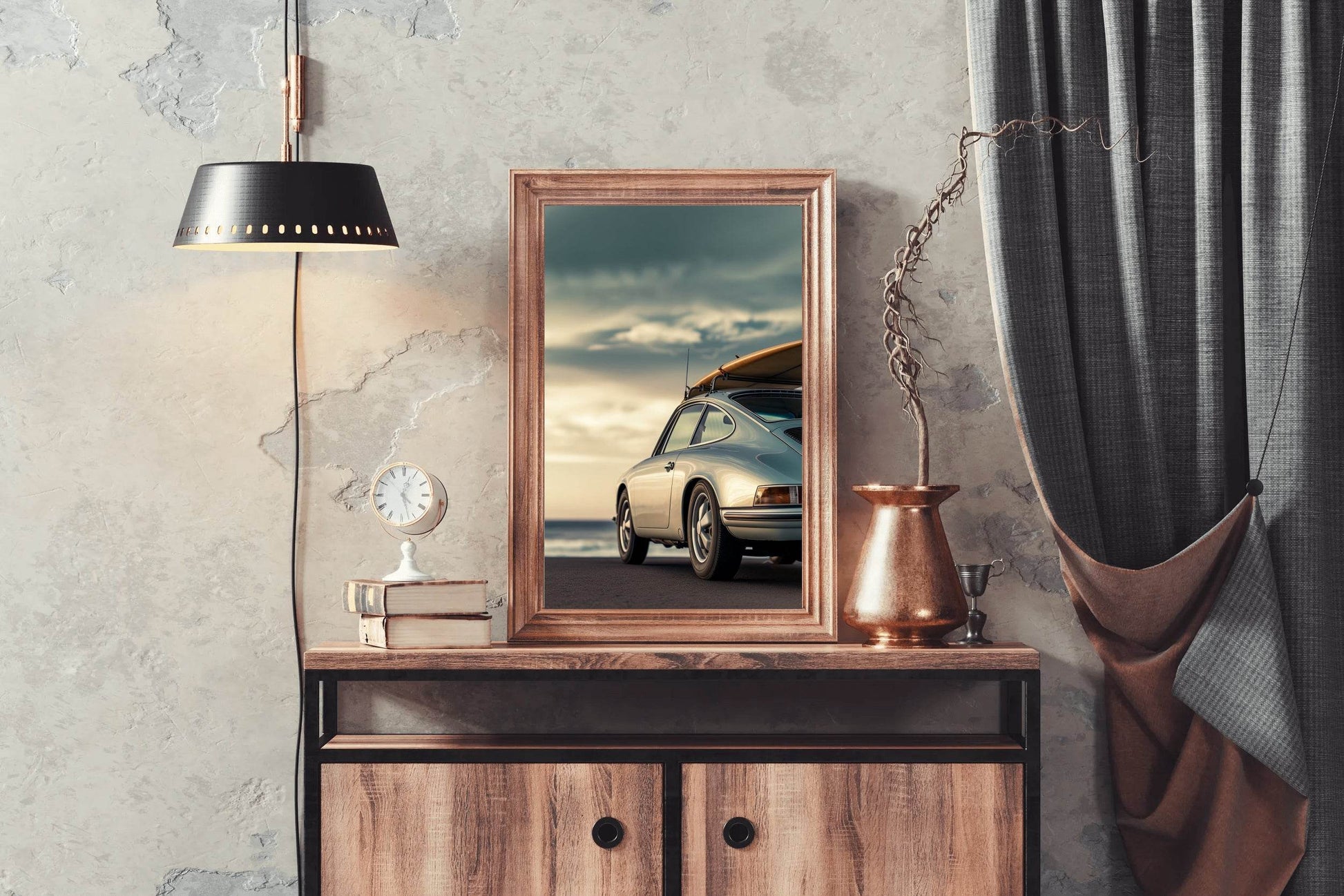 Porsche 911 Vintage Wall Art - beink online art store