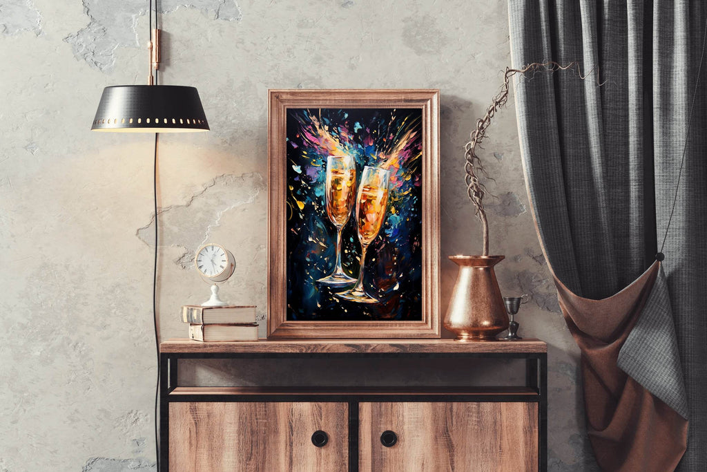 Oil Painting Of Drinking Cup Wall Art - beink online art store