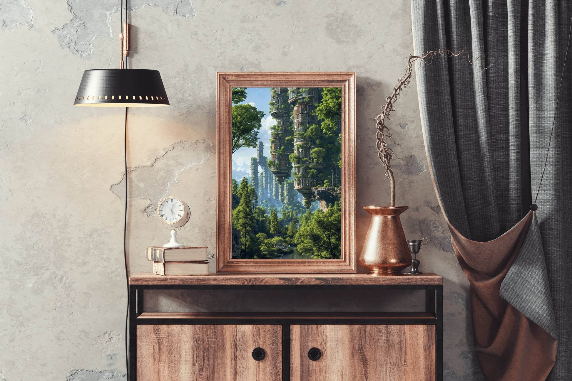 Lush Hanging Forest Wall Art - beink online art store