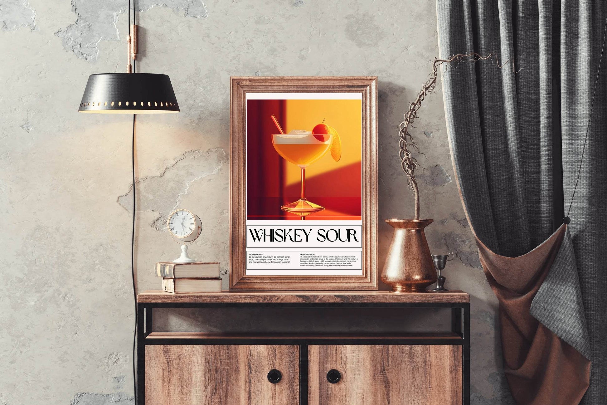 Whisky Sour Wall Art - beink online art store