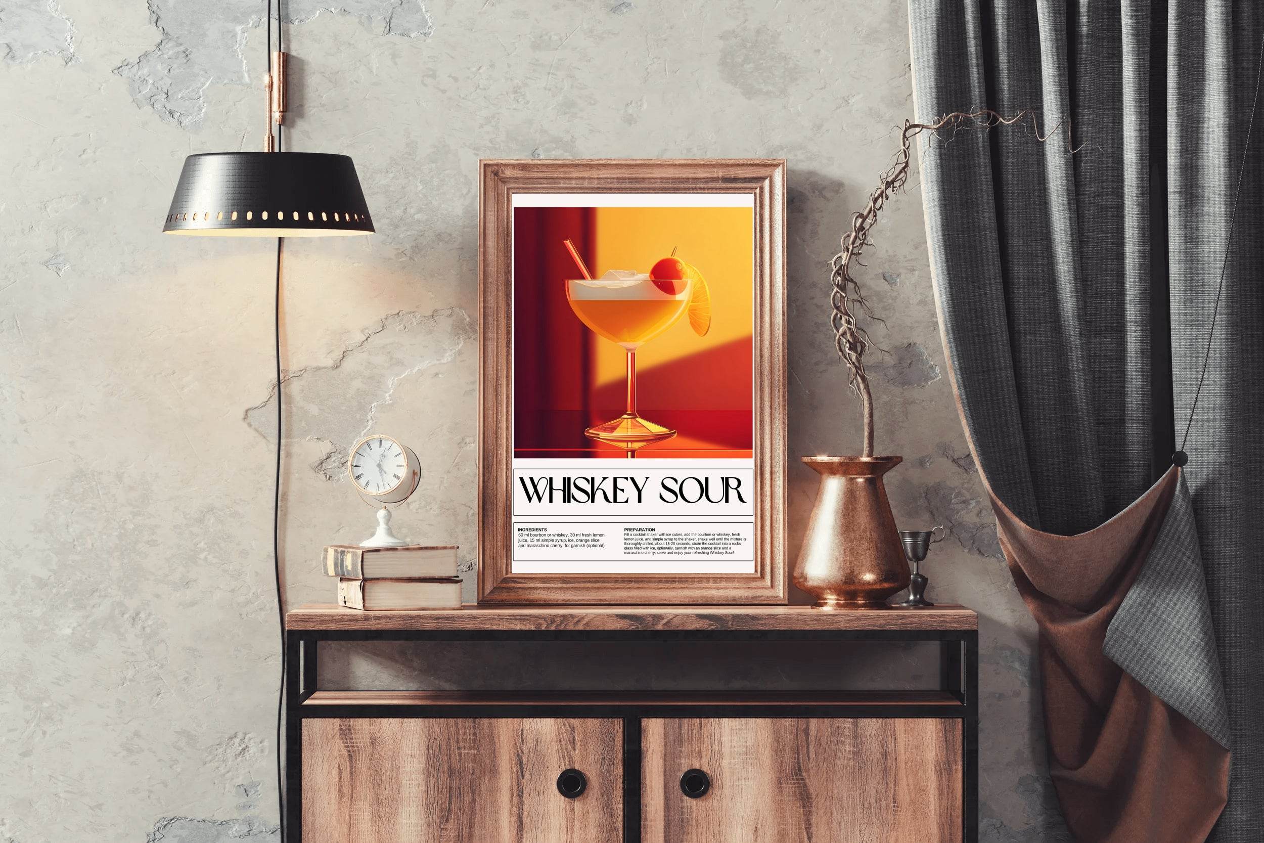 Whisky Sour Wall Art - beink online art store