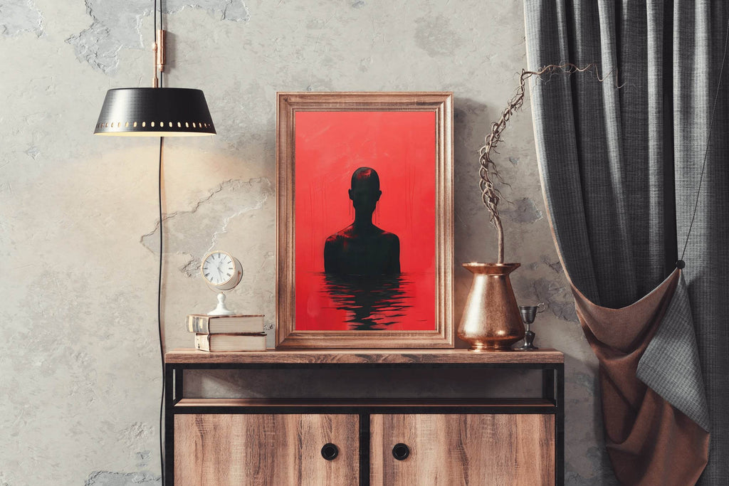 Painting Drowned In Blood Wall Art - beink online art store