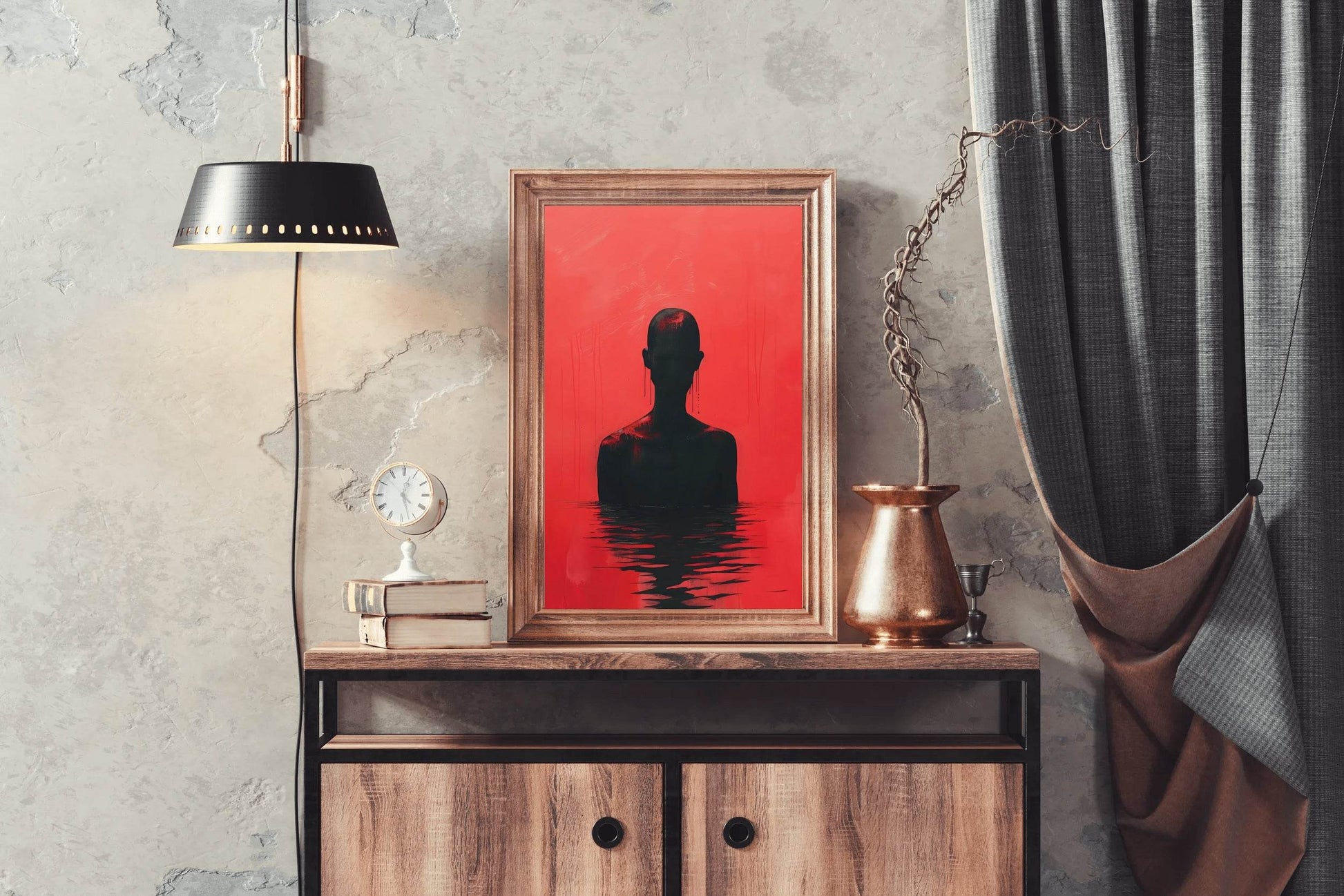 Painting Drowned In Blood Wall Art - beink online art store
