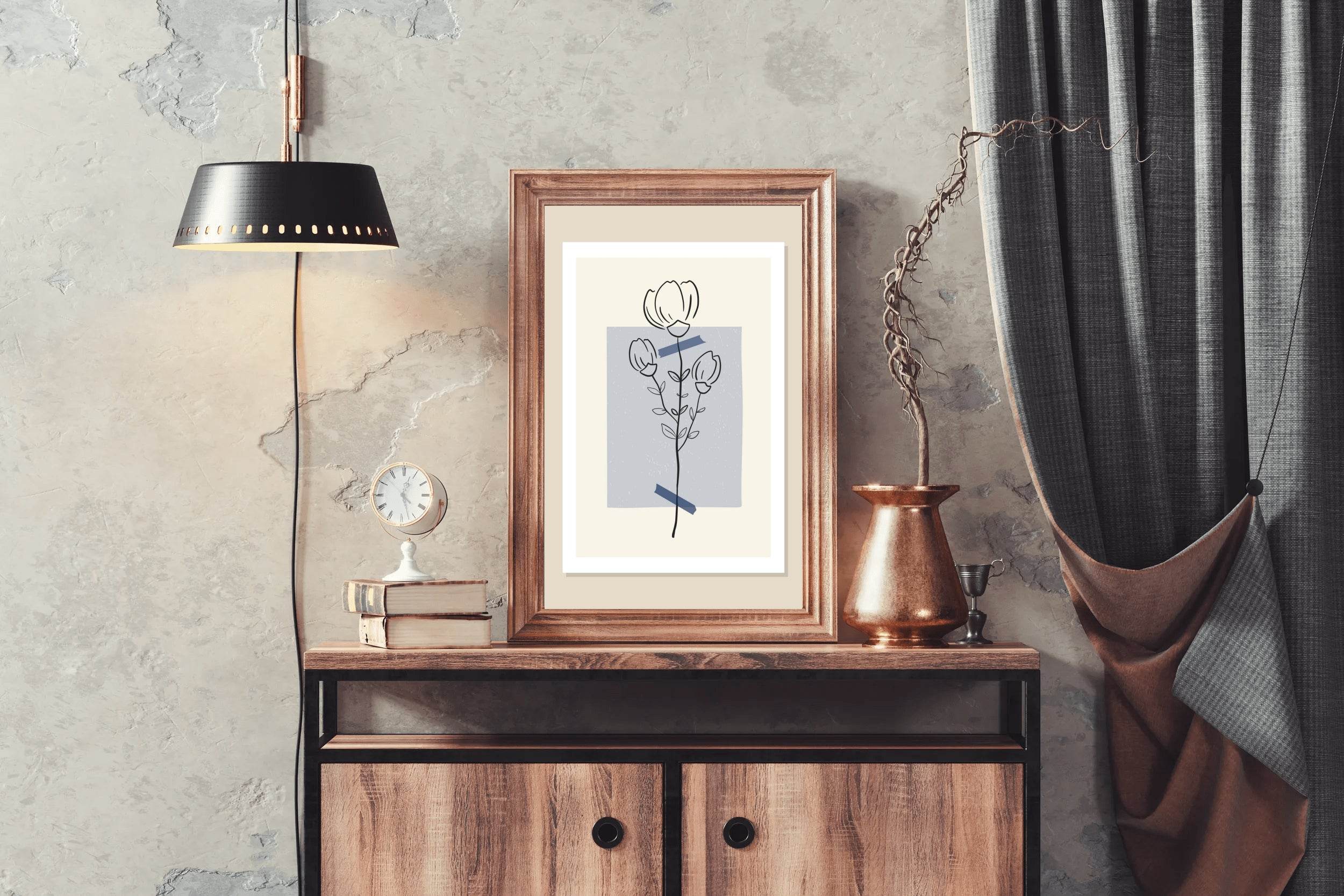 Painted Roses Wall Art - beink online art store