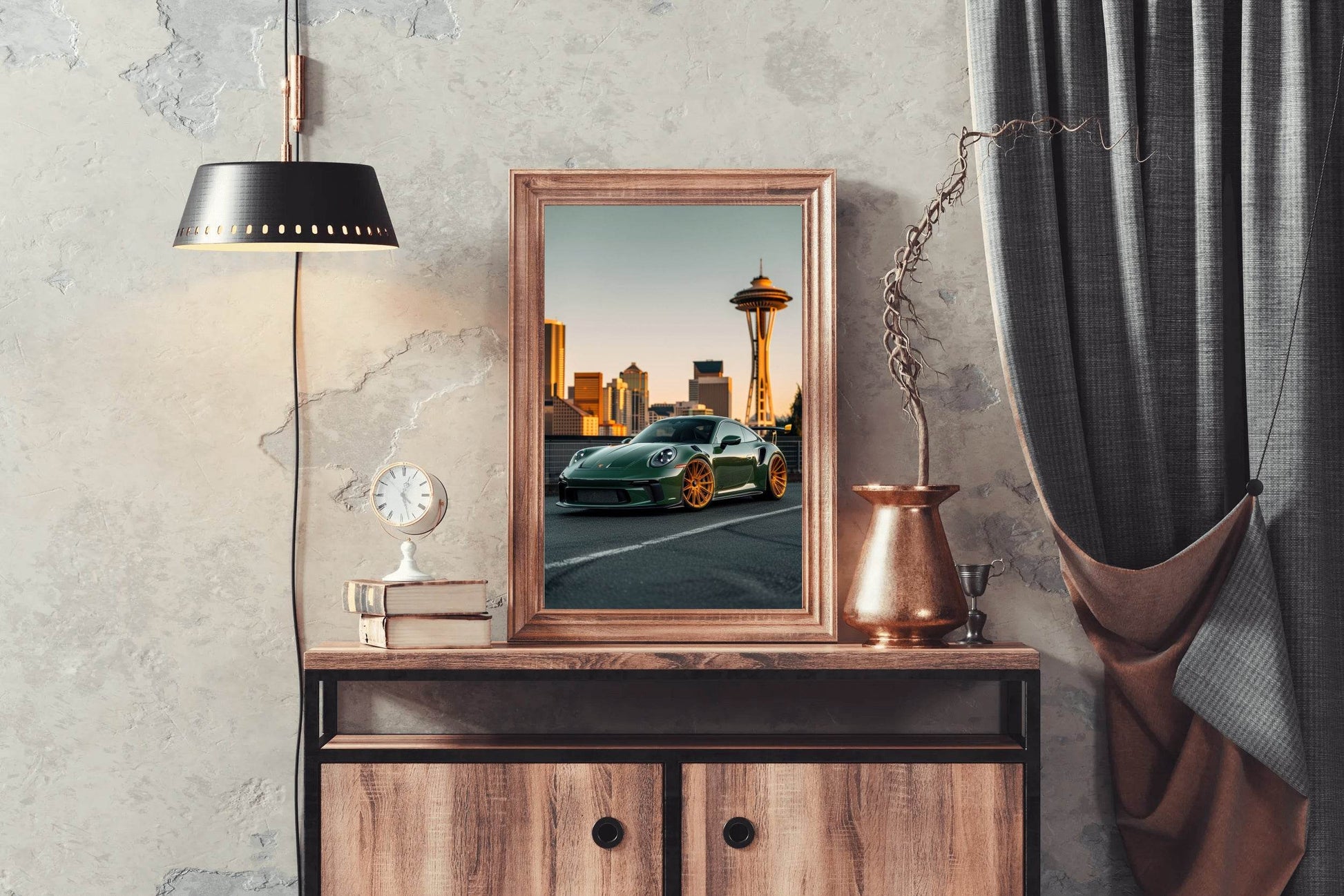 Porsche RS Green Wall Art - beink online art store