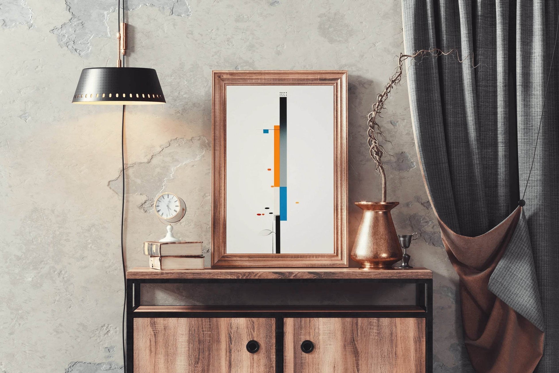 Creative Tower Shape Abstract Wall Art - beink online art store