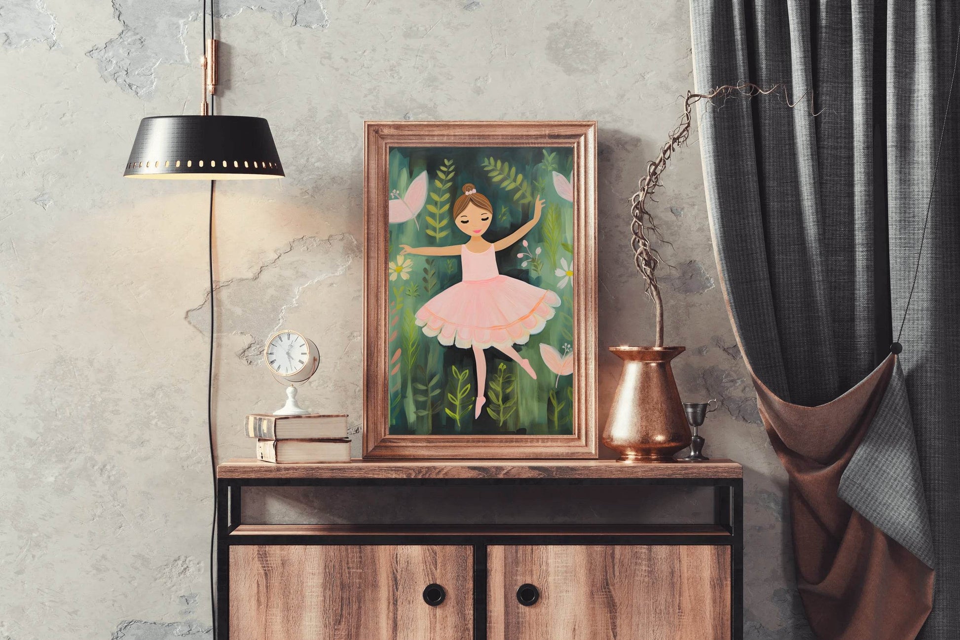 Ballerina Girl Art Print - beink online art store