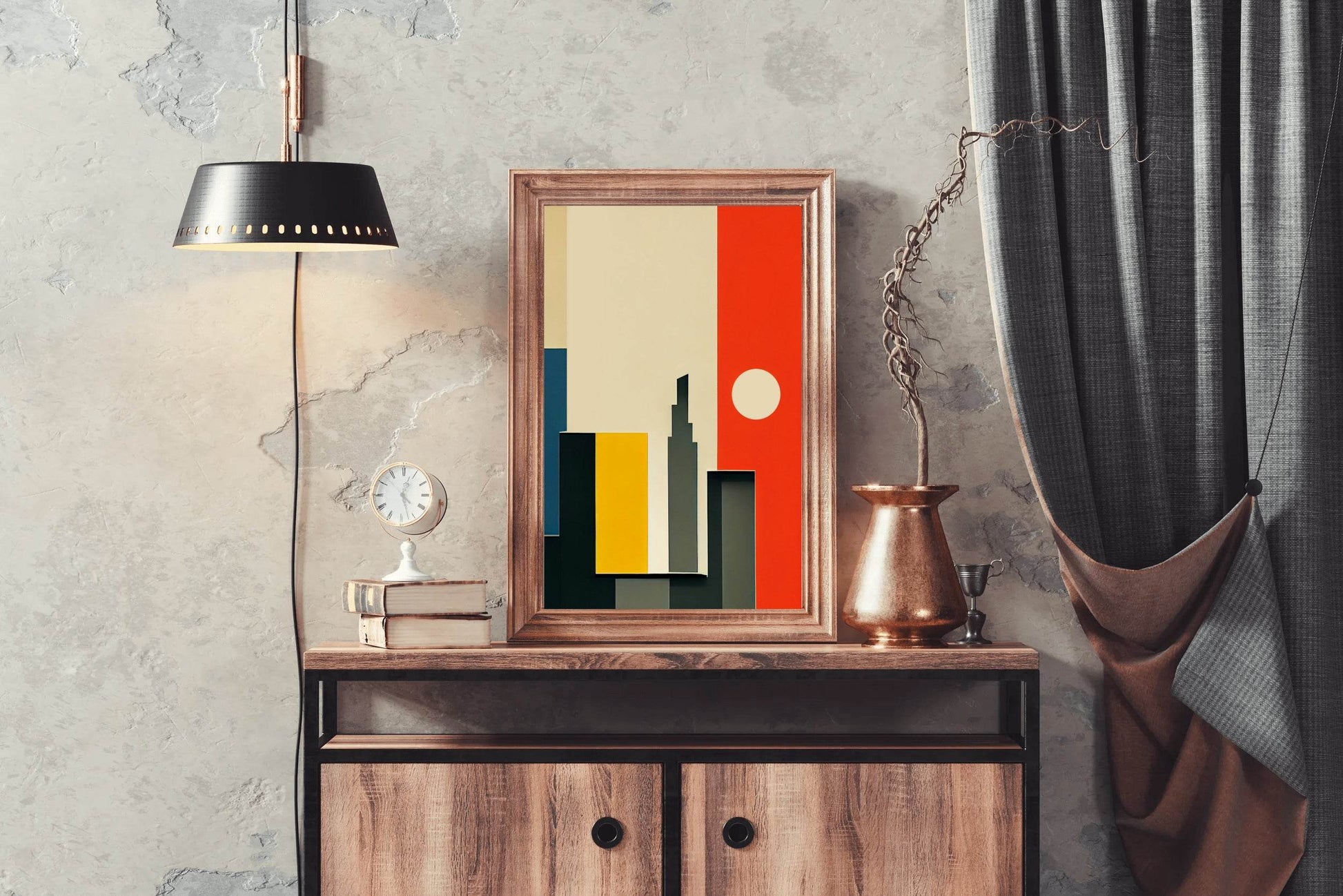Creative Geometric Shape Abstract Wall Art - beink online art store