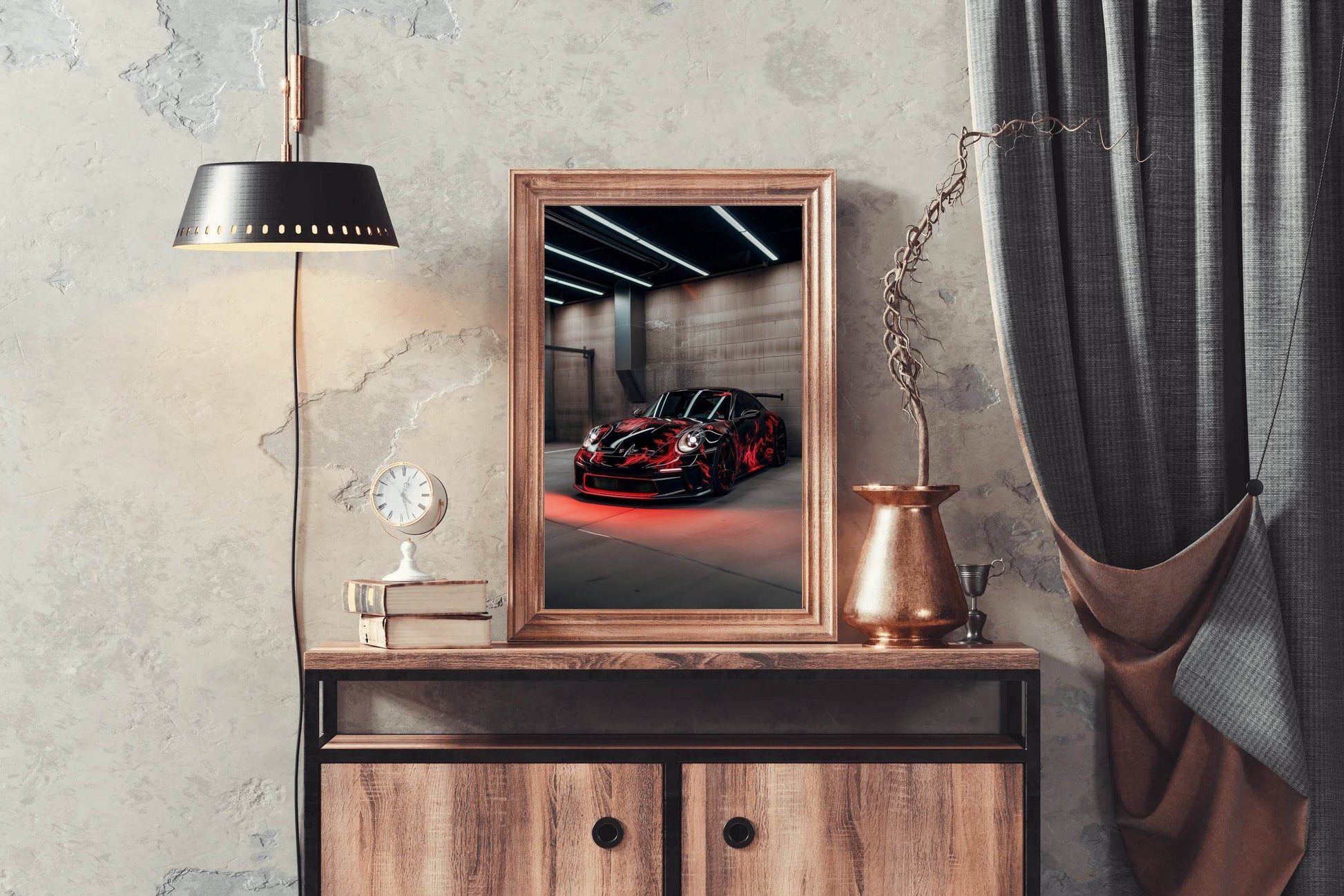 Porsche Wrap Concept Wall Art - beink online art store