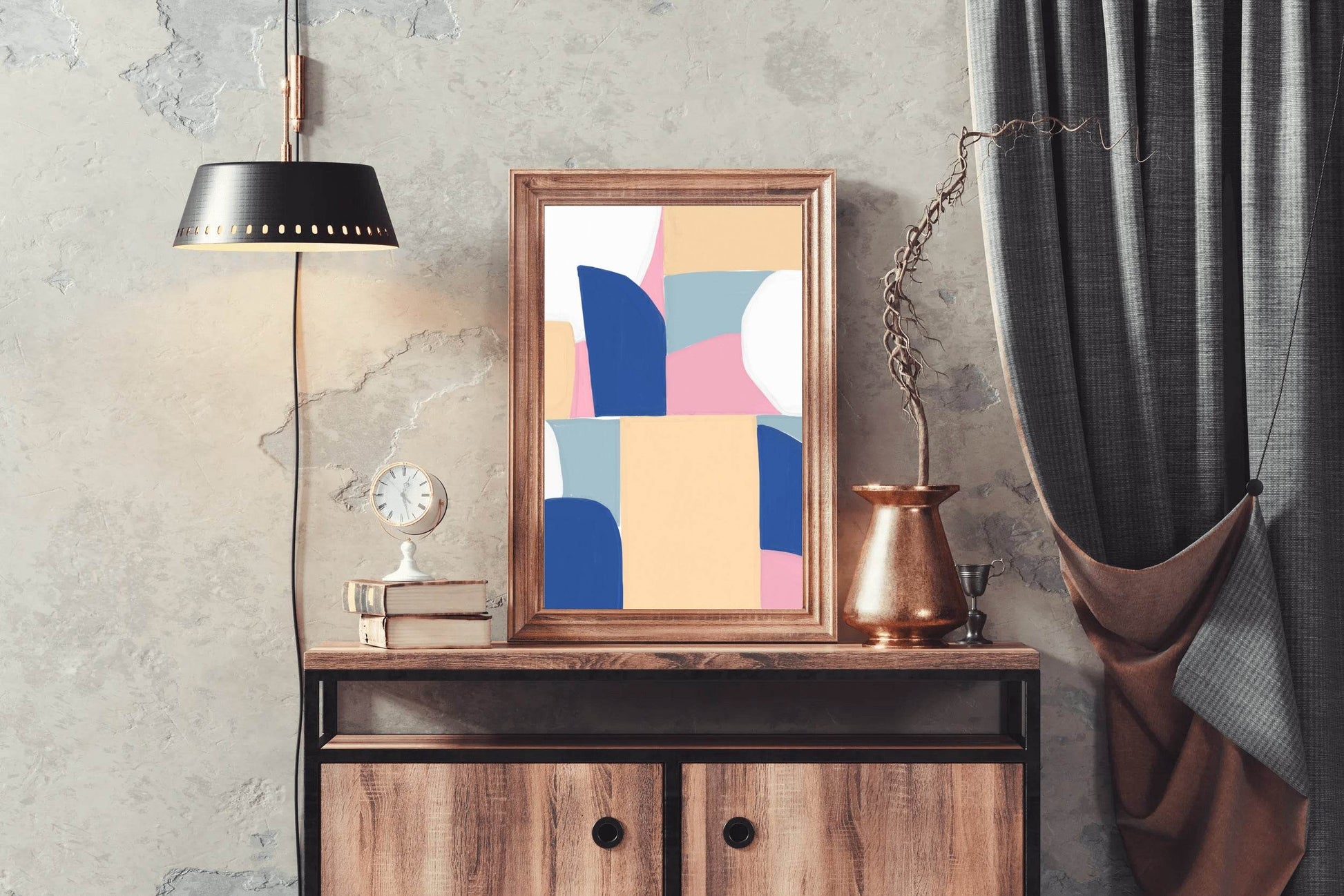 Abstract Geometric Shapes Wall Art - beink online art store