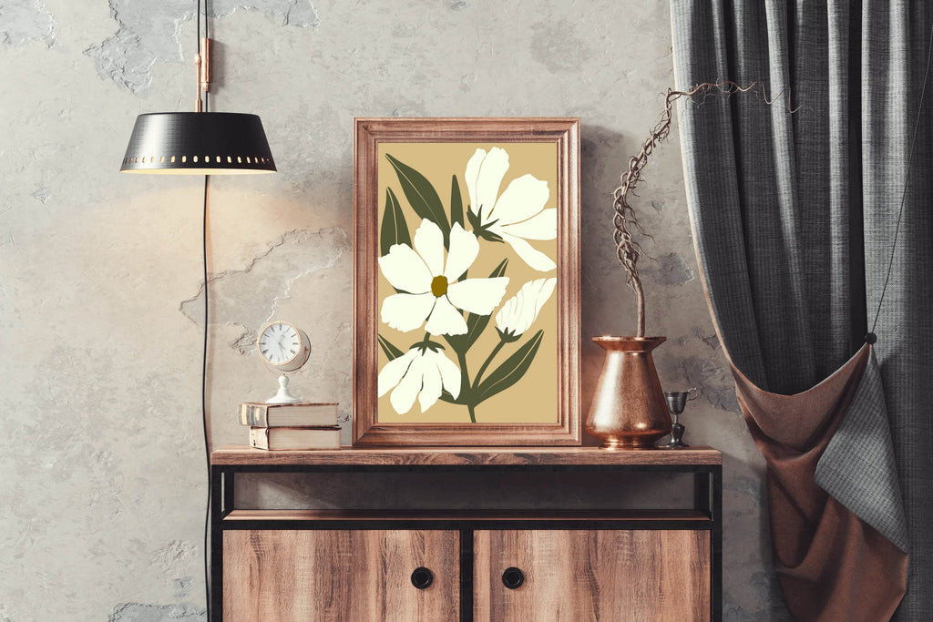Beautiful Narcissus Flowers Wall Art - beink online art store