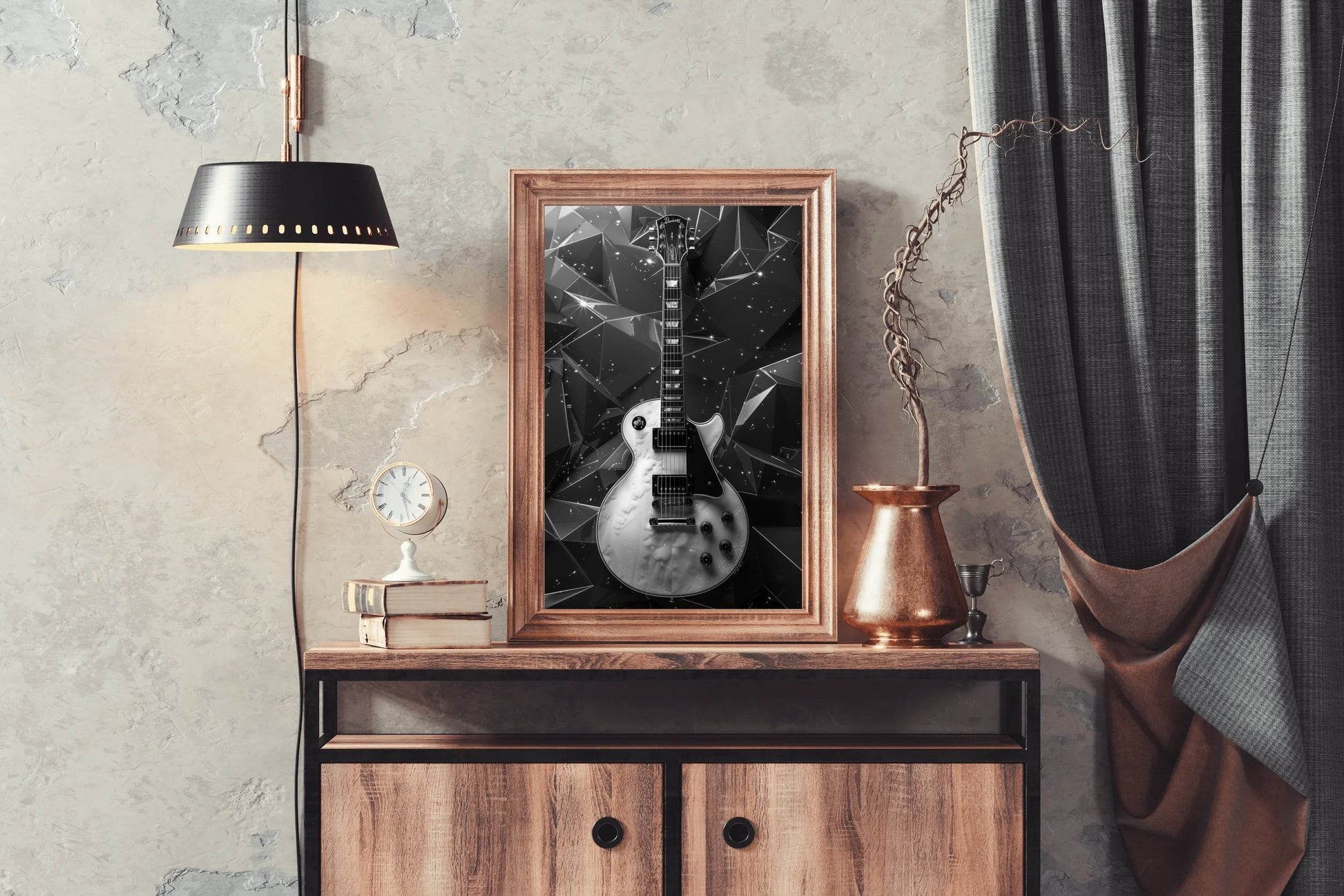 Classic Rock Guitar Wall Art - beink online art store