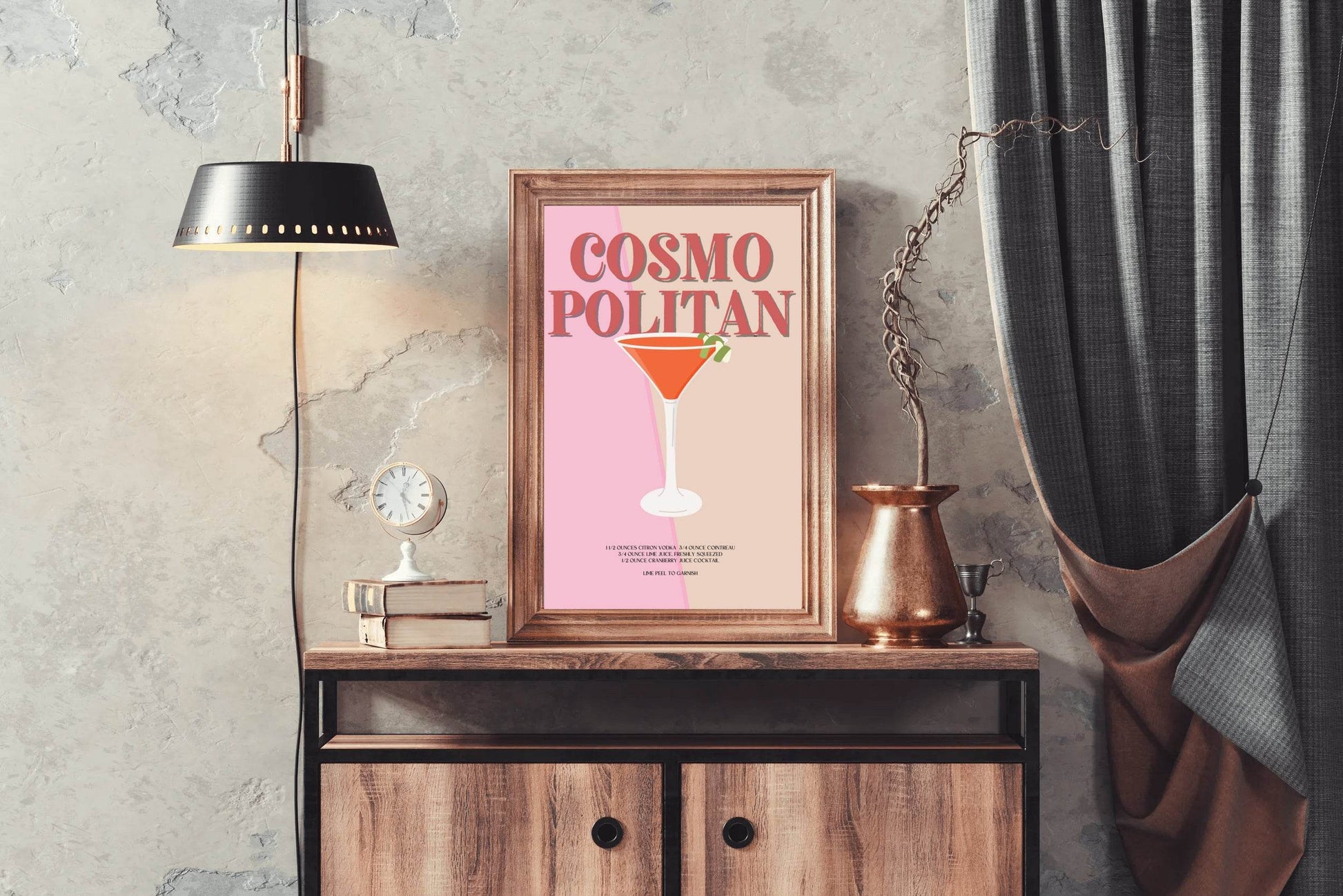 Cosmon Politan Cocktail Wall Art - beink online art store
