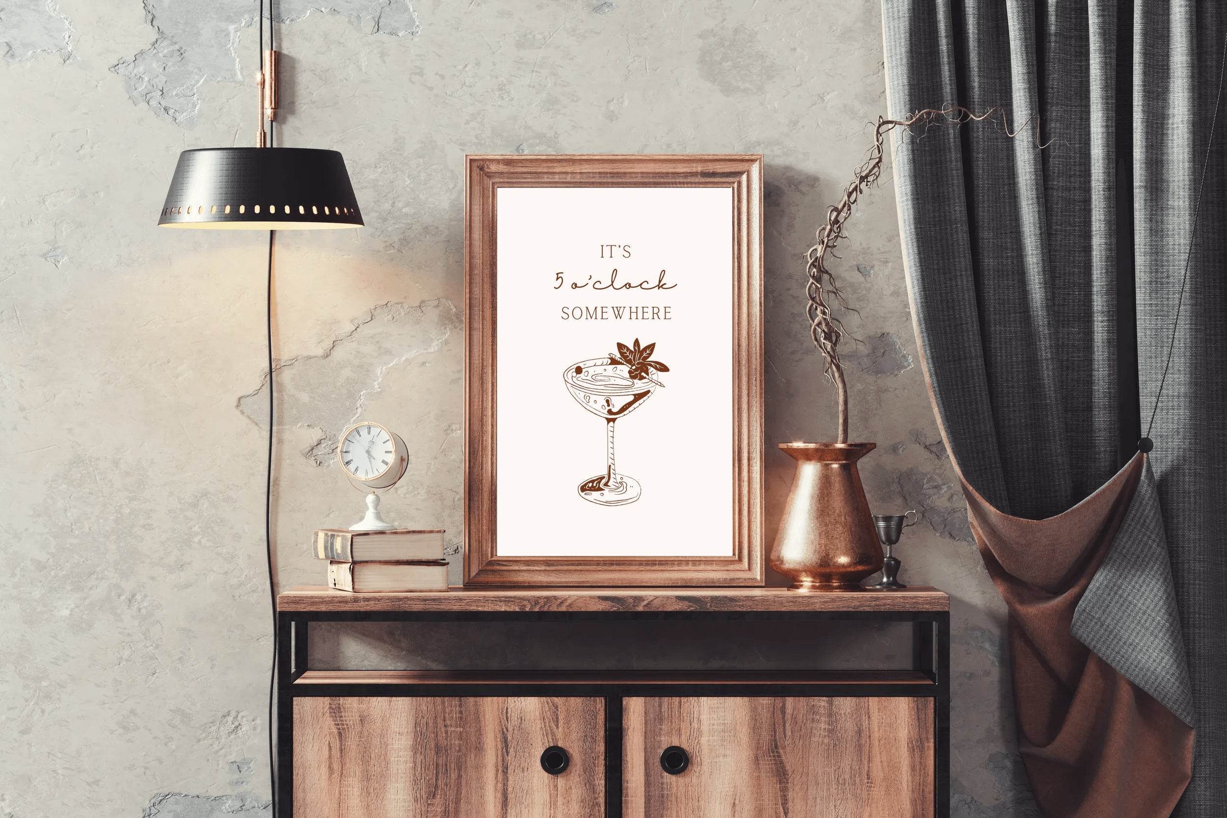 Chocolate Cocktail Wall Art - beink online art store