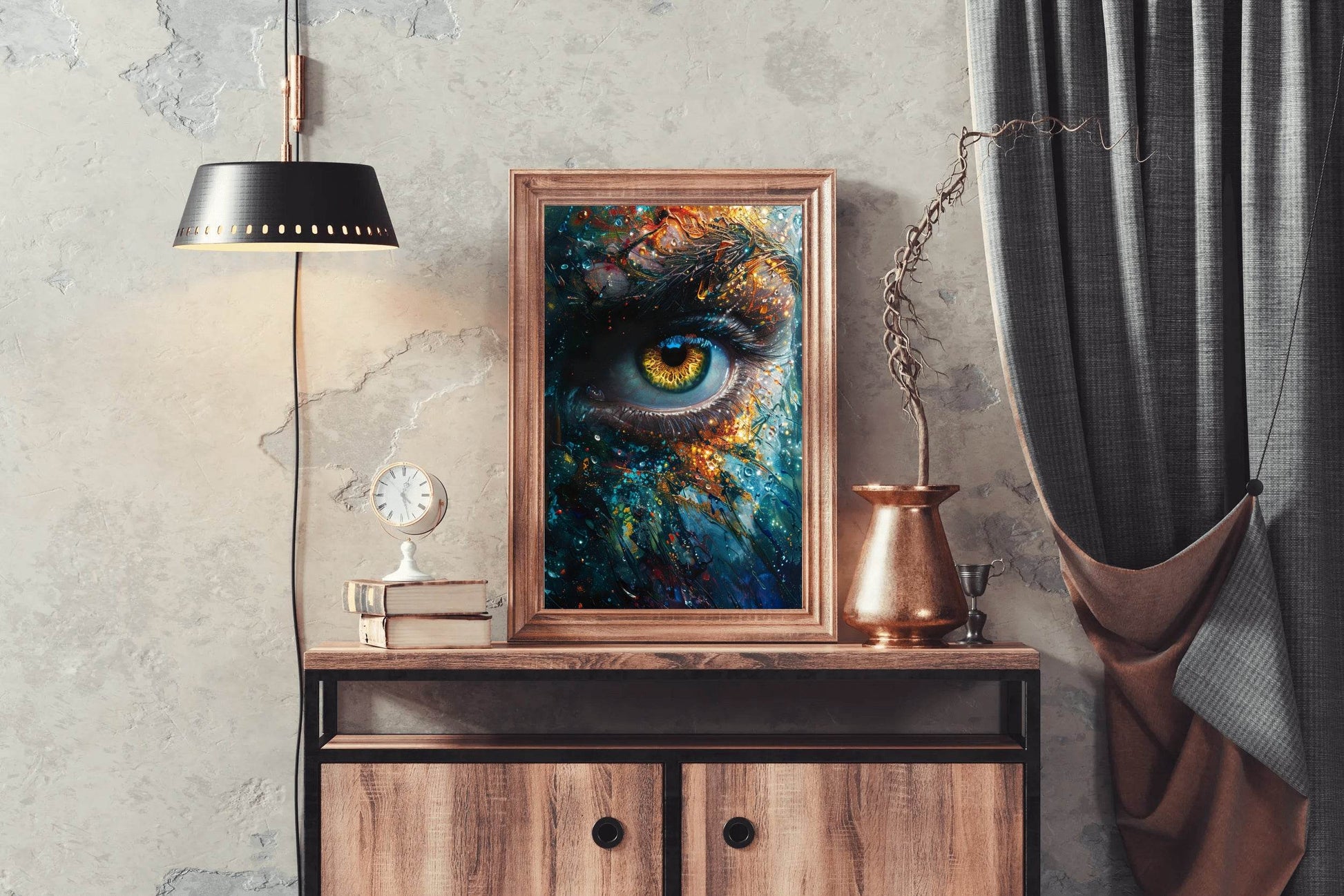 Cosmic Eye Digital Art - beink online art store