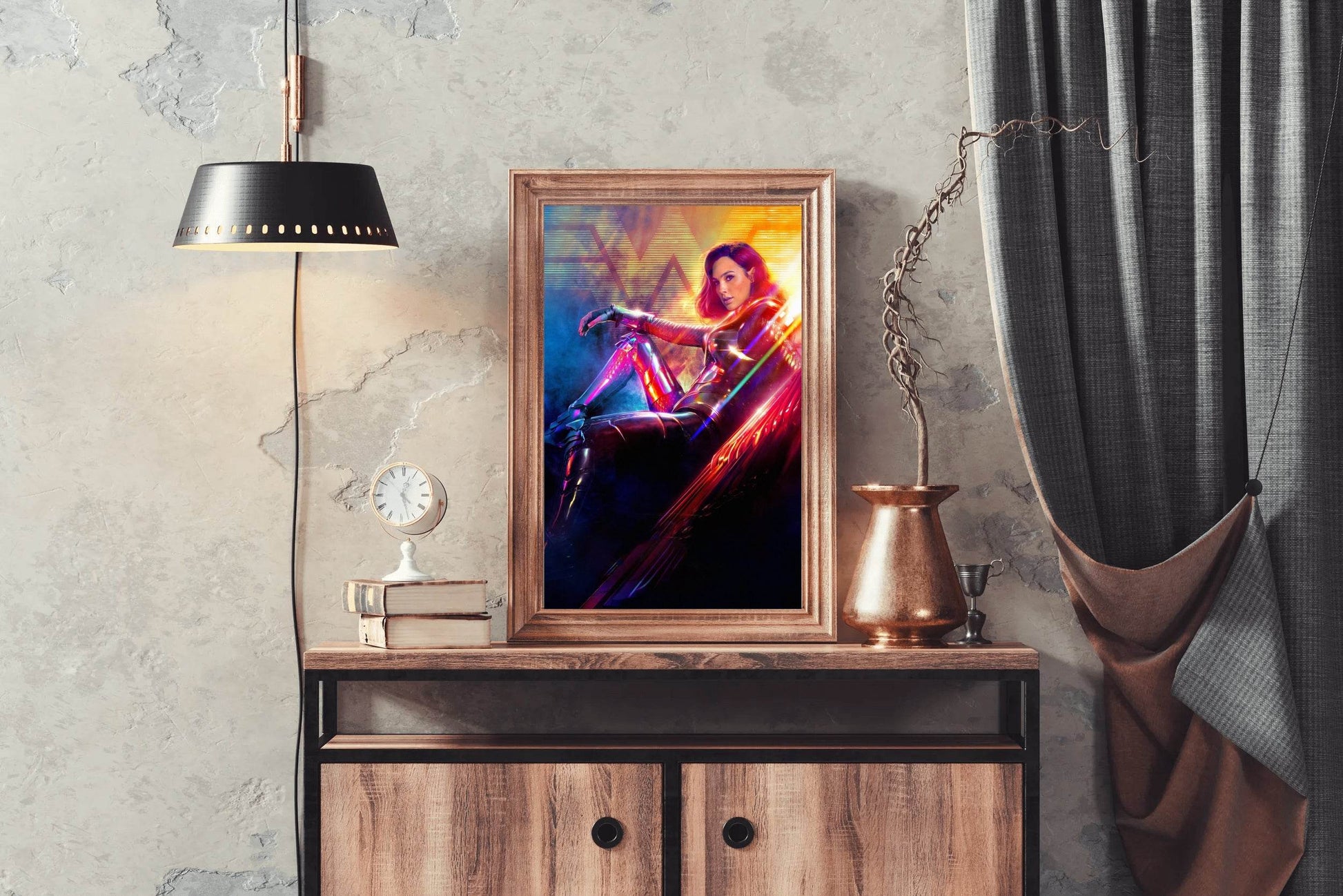 Wonder Woman 1984 with Shiny theme Wall Art - beink online art store