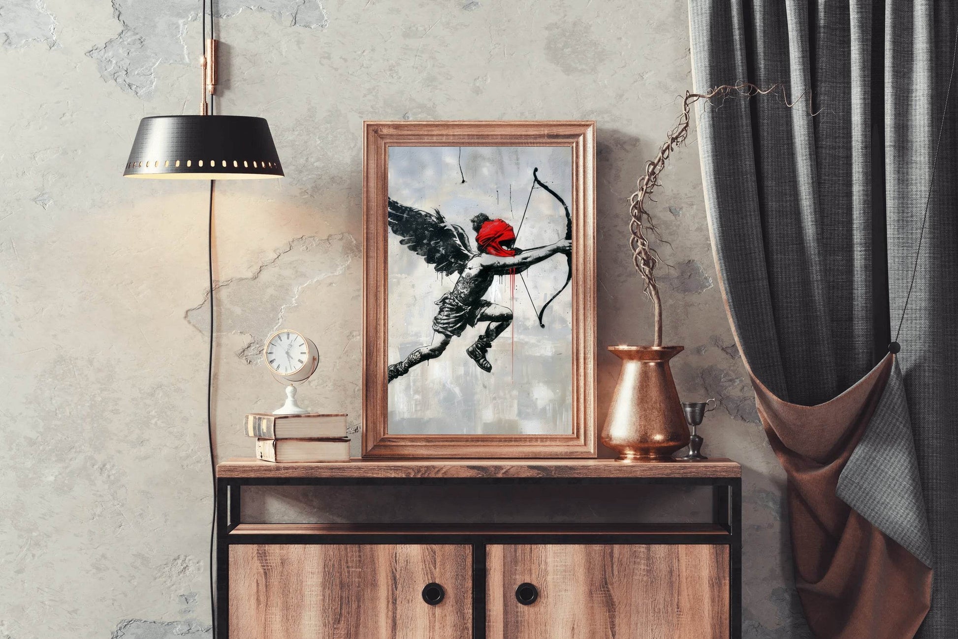 Eros Love Banksy Style Wall Art - beink online art store