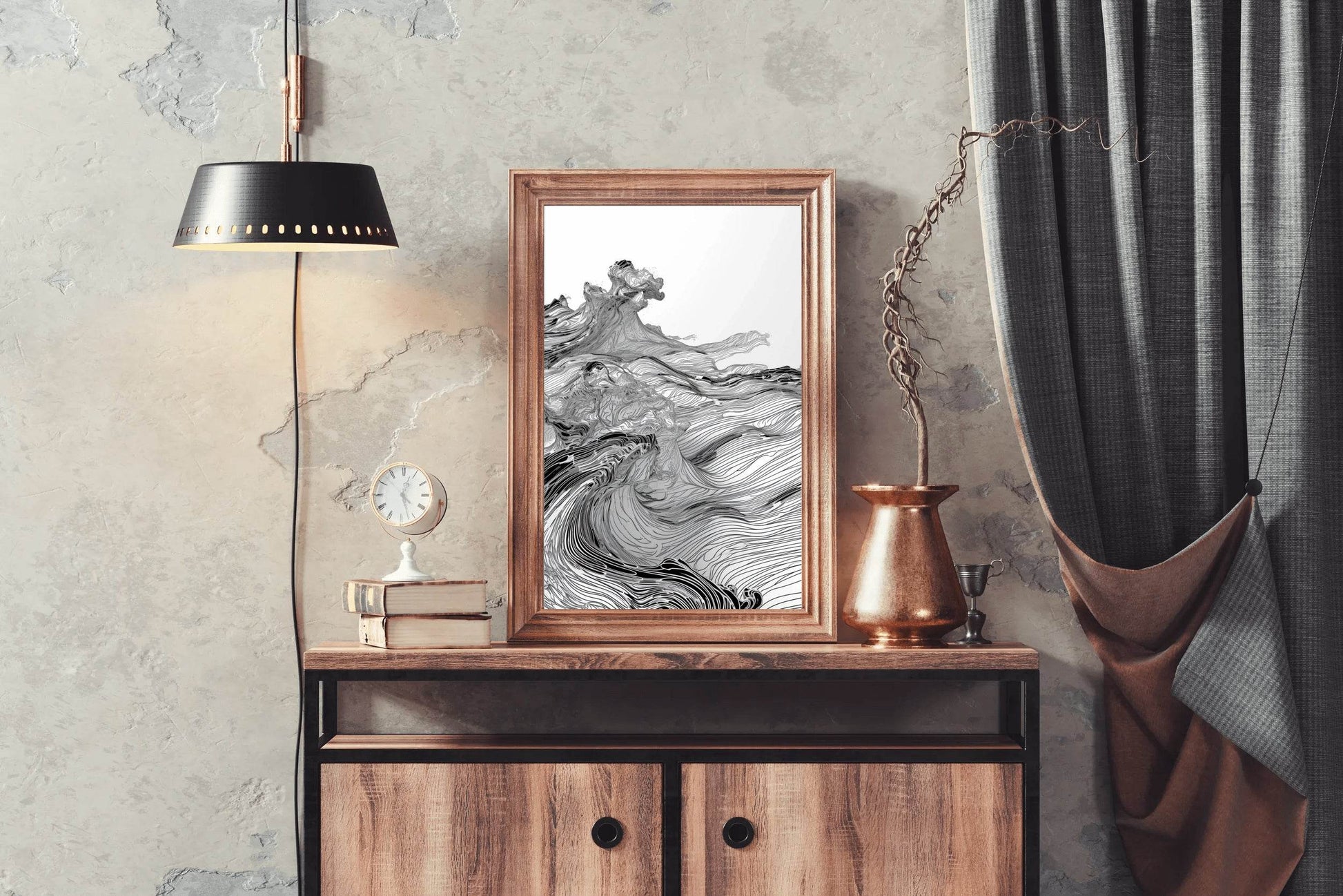 Fluid Dynamicsm Modern Wall Art - beink online art store