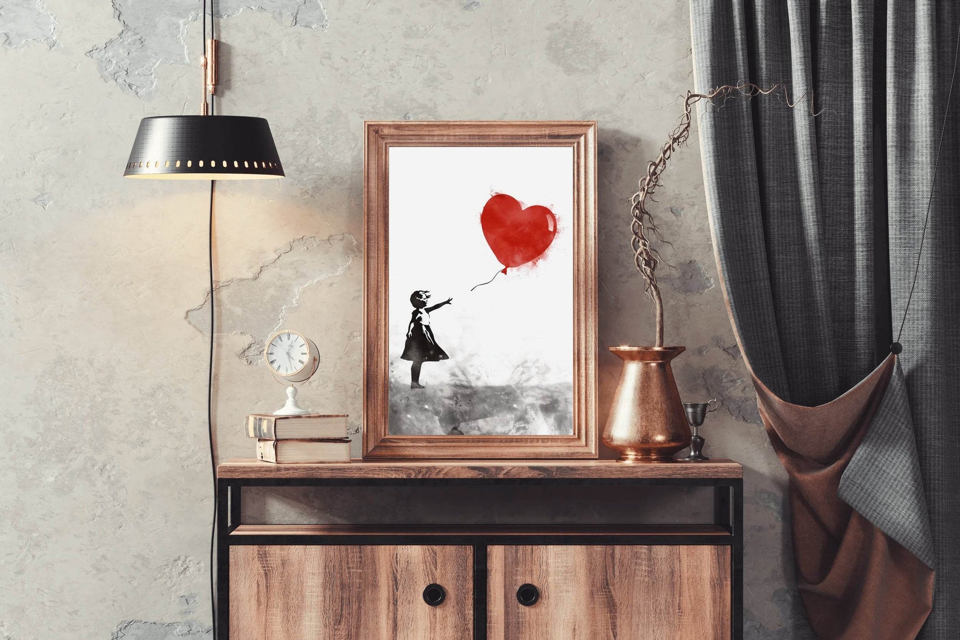 Balloon Girl Wall Art - beink online art store