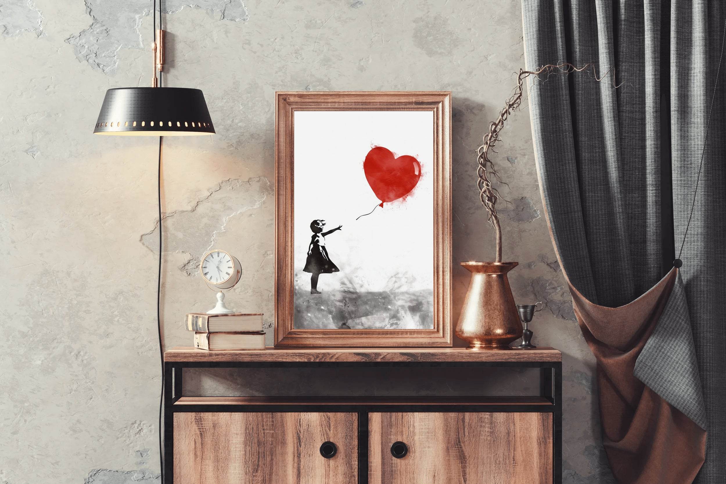 Balloon Girl Wall Art - beink online art store