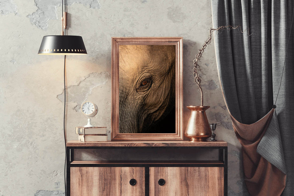 Eye of a Giant Elephant Wall Art - beink online art store