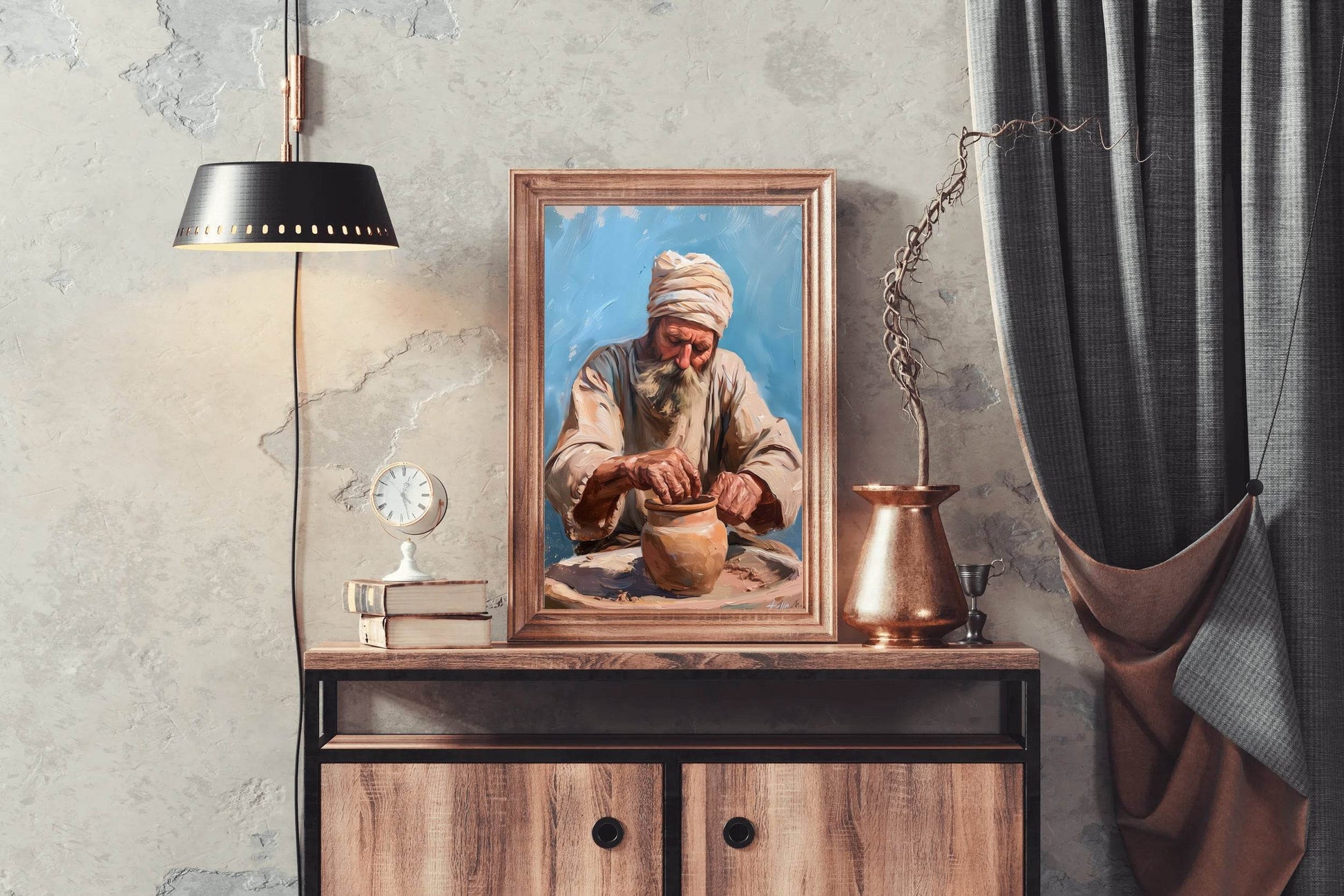 Old Potter Painting Wall Art - beink online art store