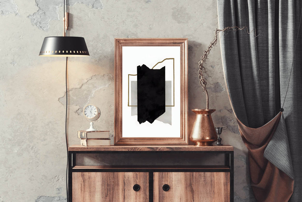 Black Framed Fragment Wall Art - beink online art store