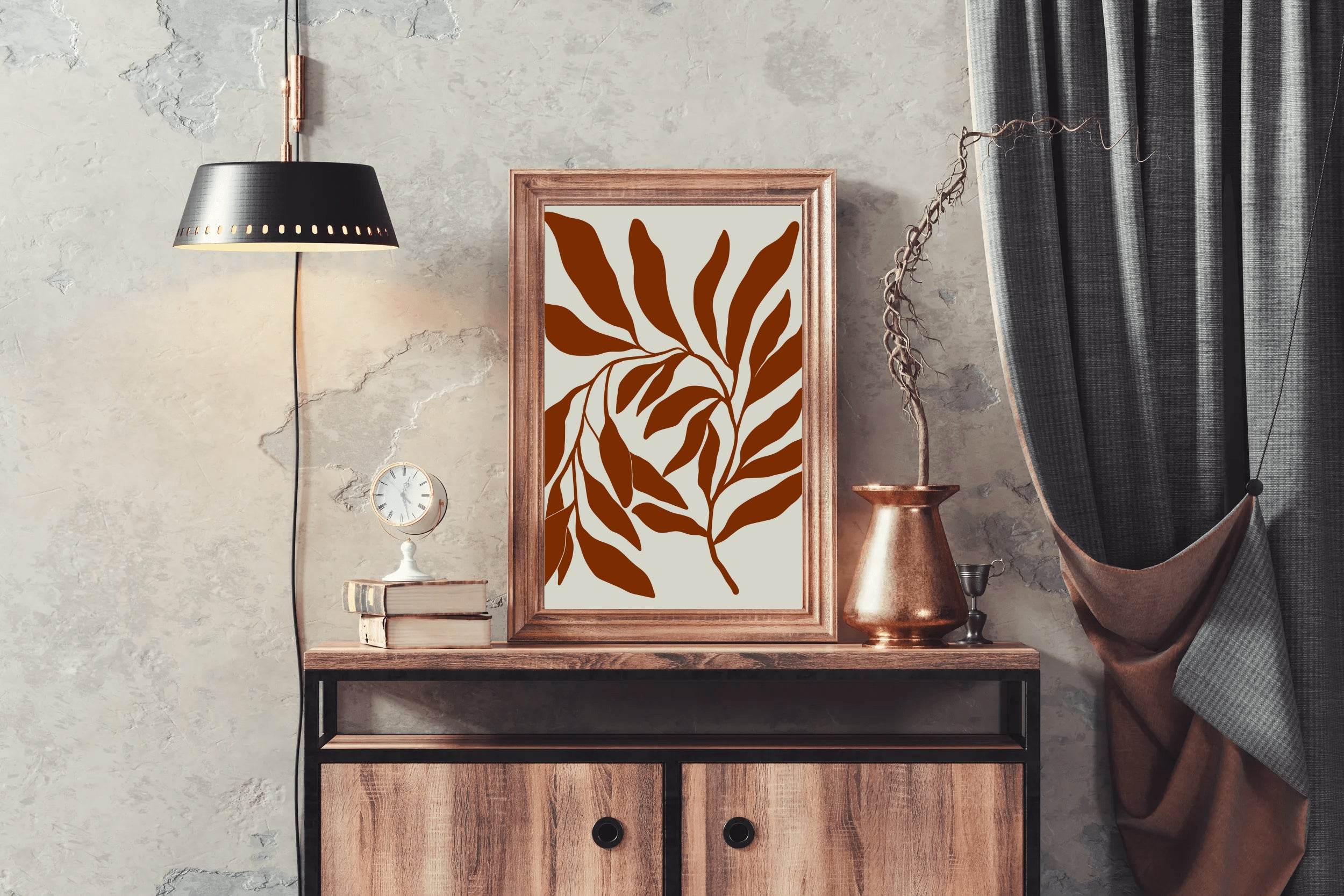 Octopus Leaves Wall Art - beink online art store