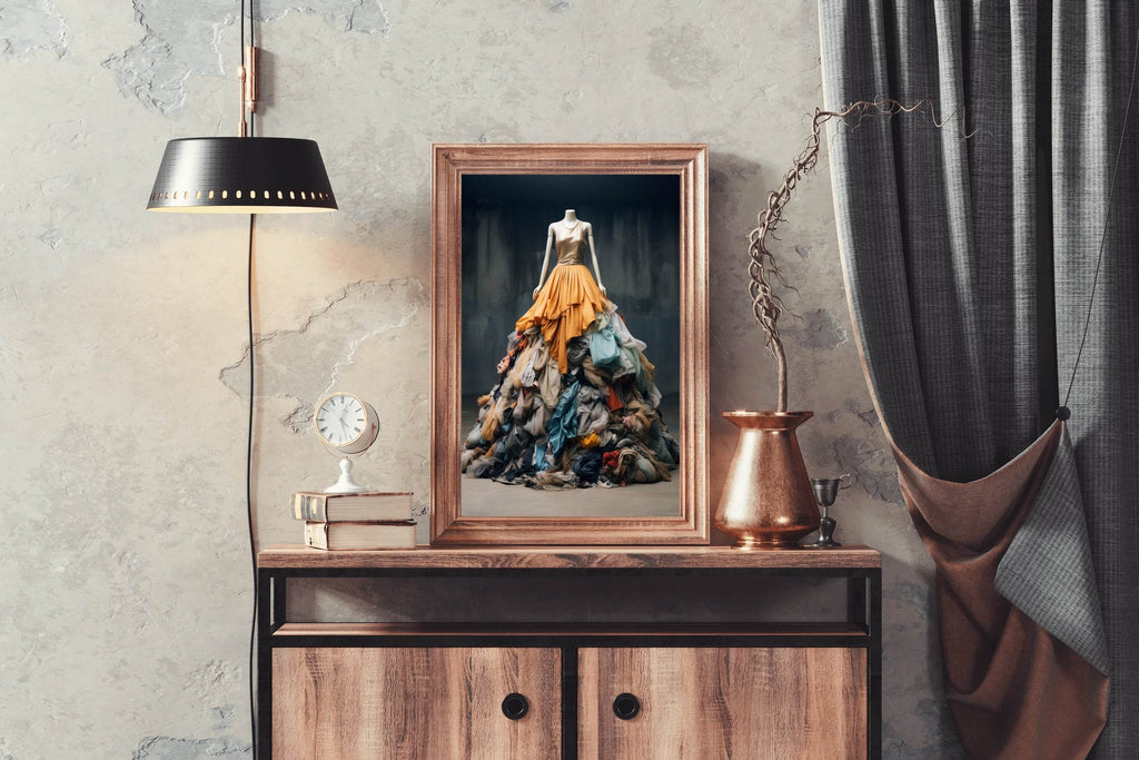 Colorful Clothes On Mannequins Wall Art - beink online art store
