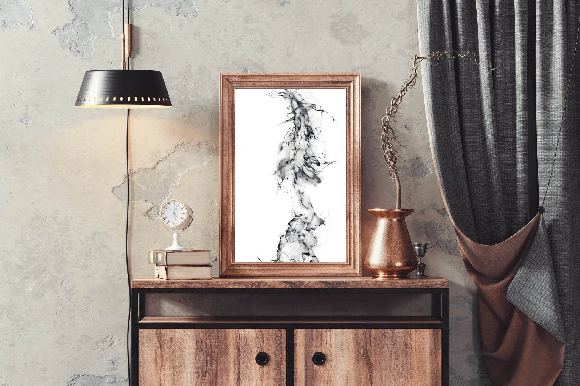Smoke Transparent Background Wall Art - beink online art store