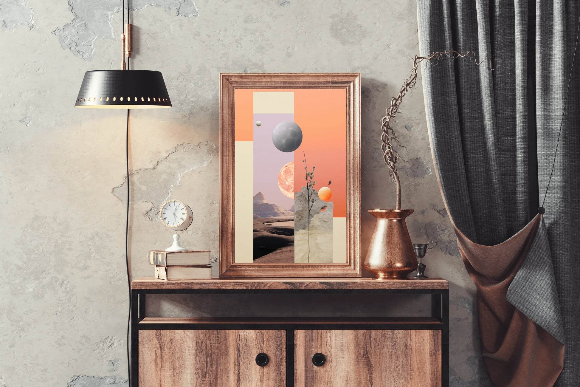 Sunset Abstract Wall Art - beink online art store