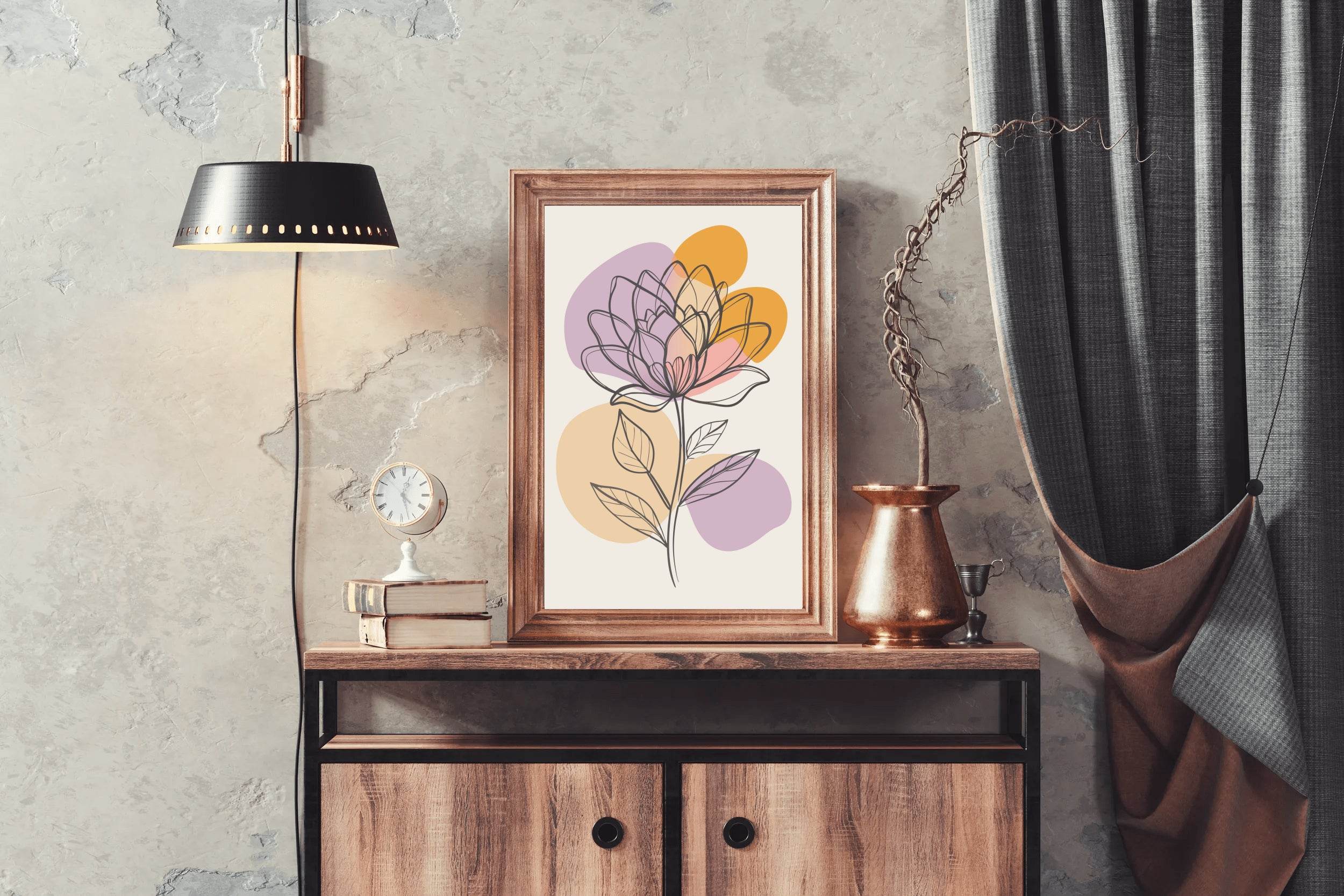 Jasmine Flower Painting Wall Art - beink online art store