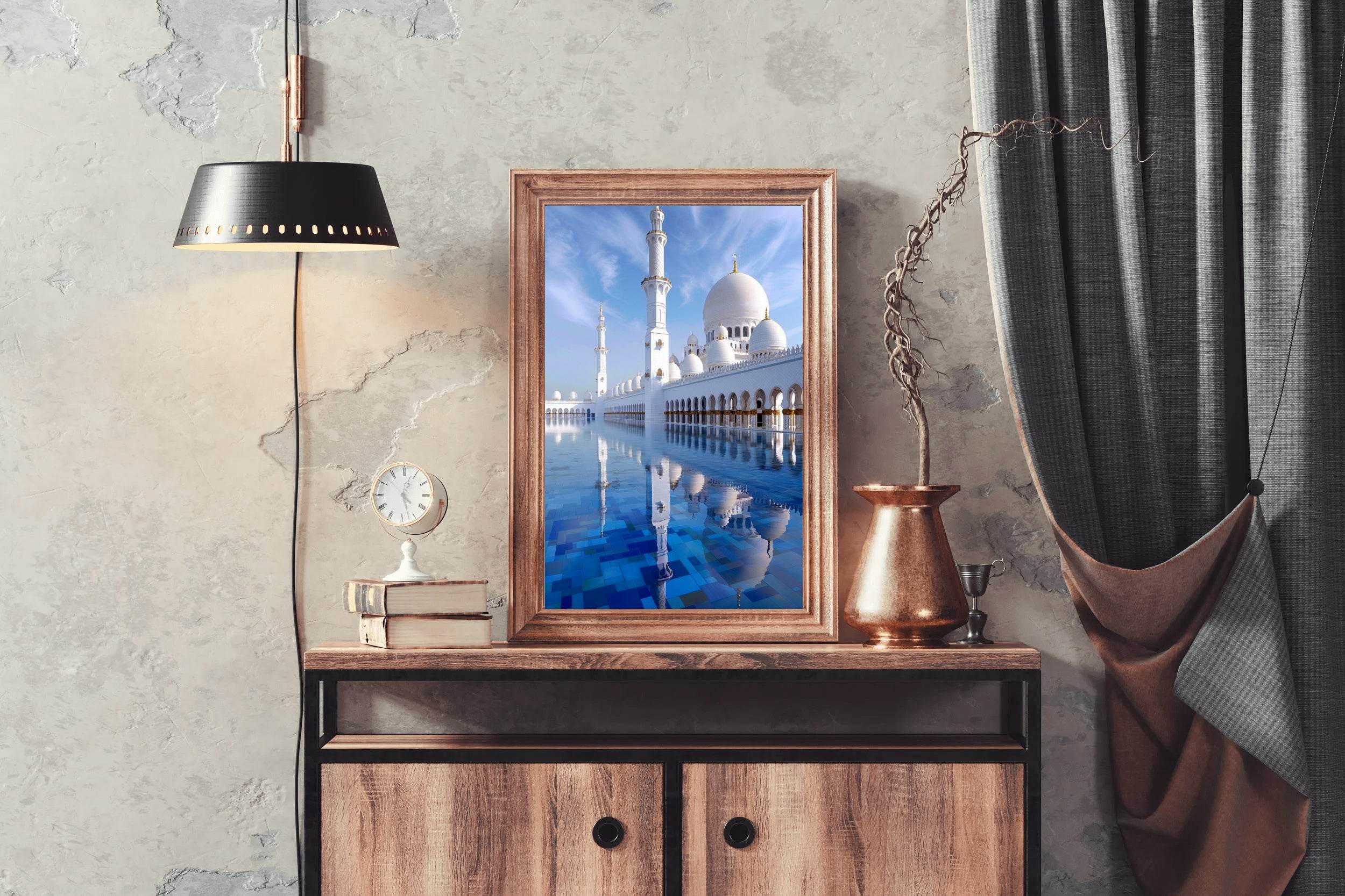 Clear Waters of the Mosque Wall Art - beink online art store