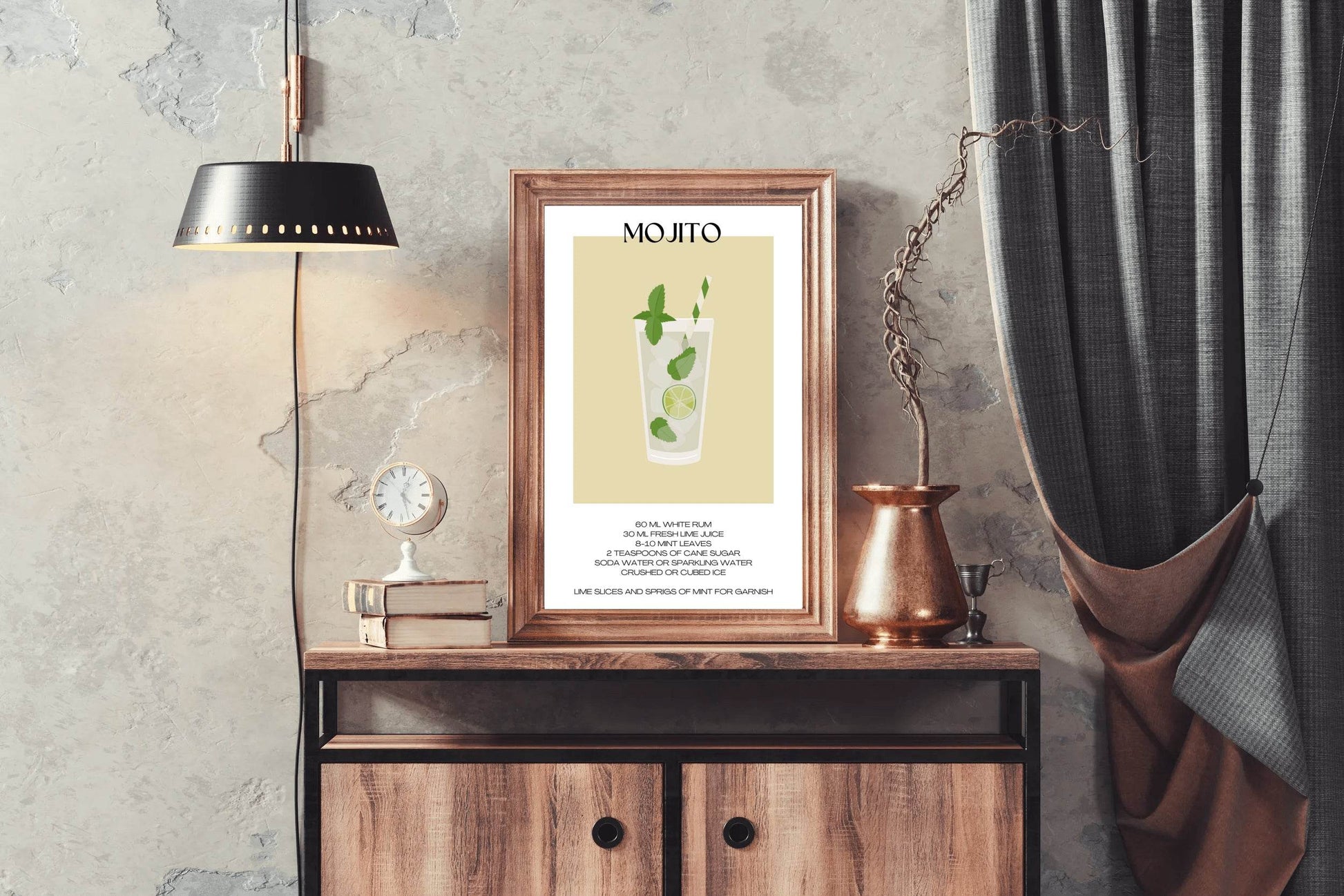 Mojito Drink Wall Art - beink online art store