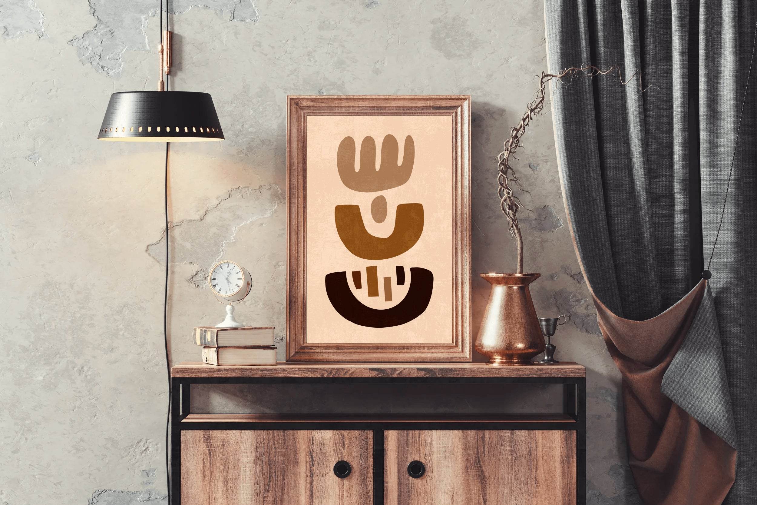 The Ancient Design of The Crown Wall Art - beink online art store