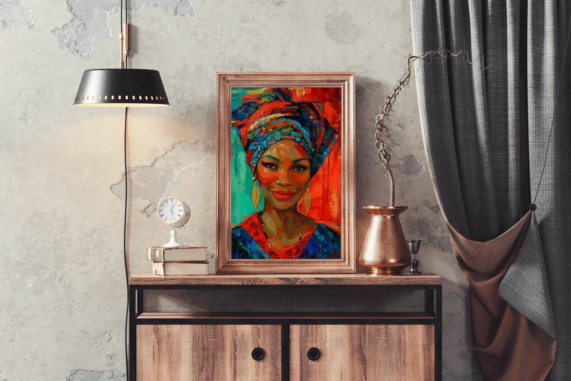 African Woman Canvas Printing Wall Art - beink online art store
