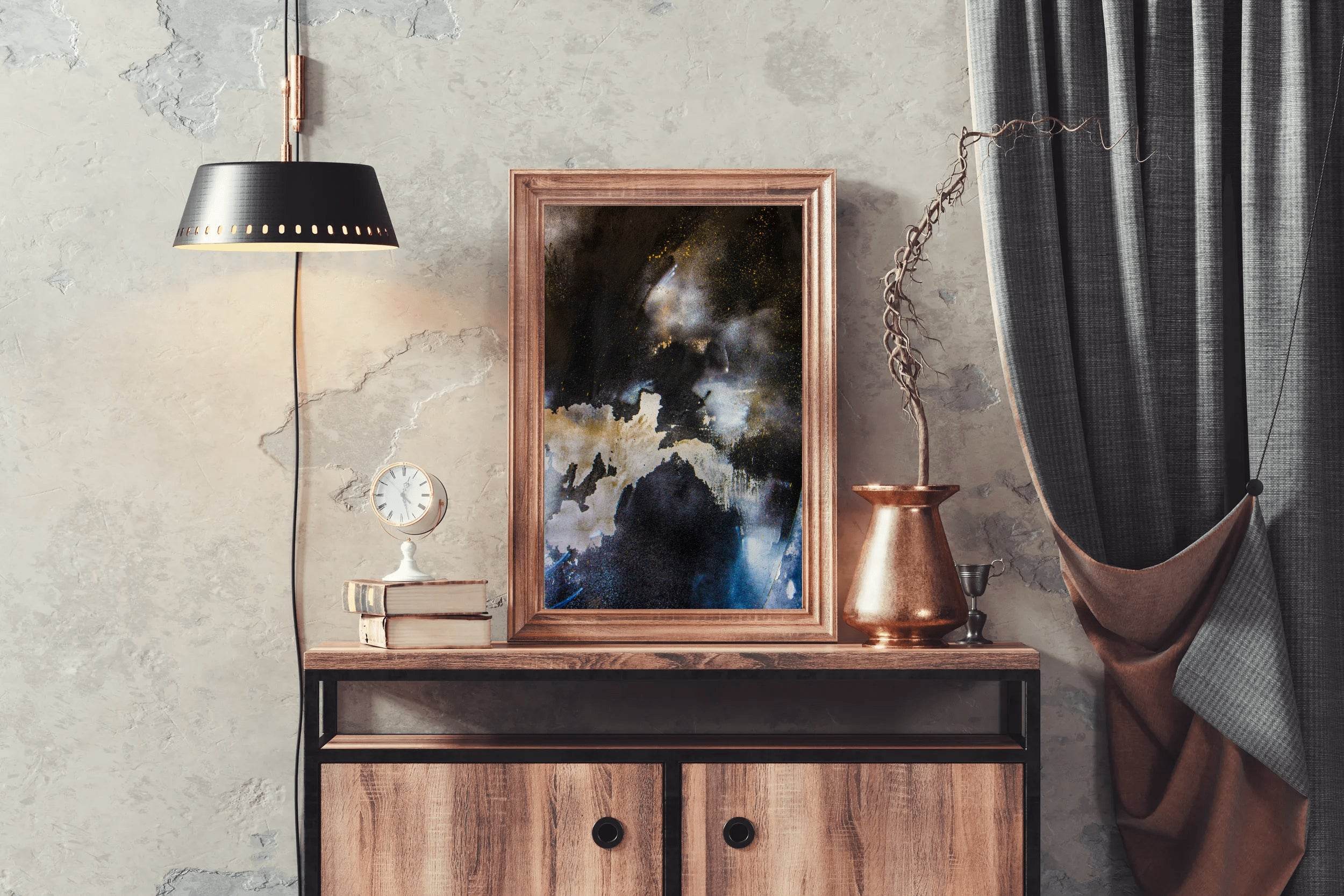 Milkyway Strokes Abstract Wall Art - beink online art store