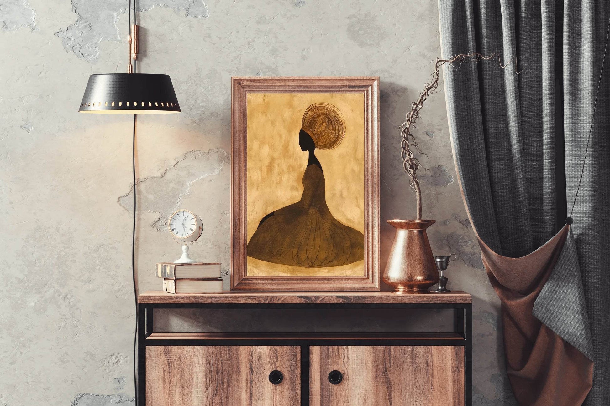 Tree Woman Canvas Wall Art - beink online art store