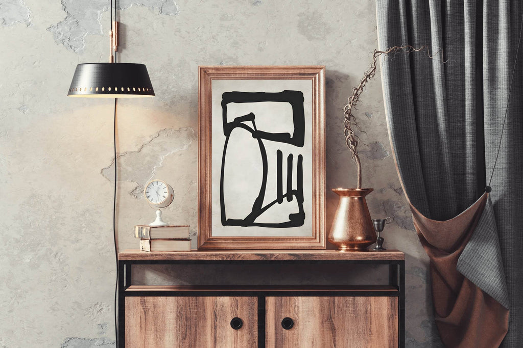 Geometric Glimpse Modern Wall Art - beink online art store