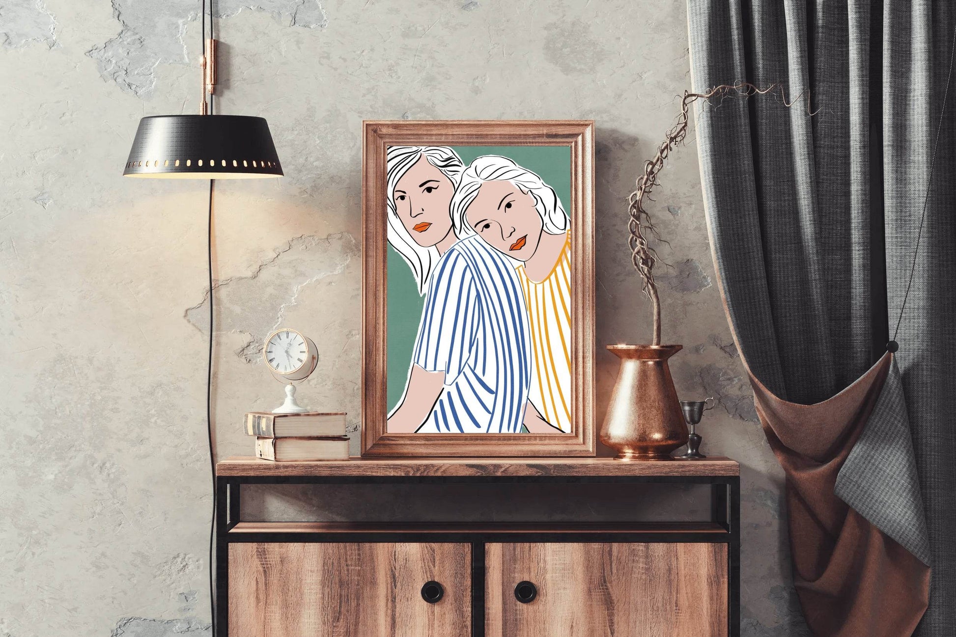 Contemporary Female Wall Art - beink online art store