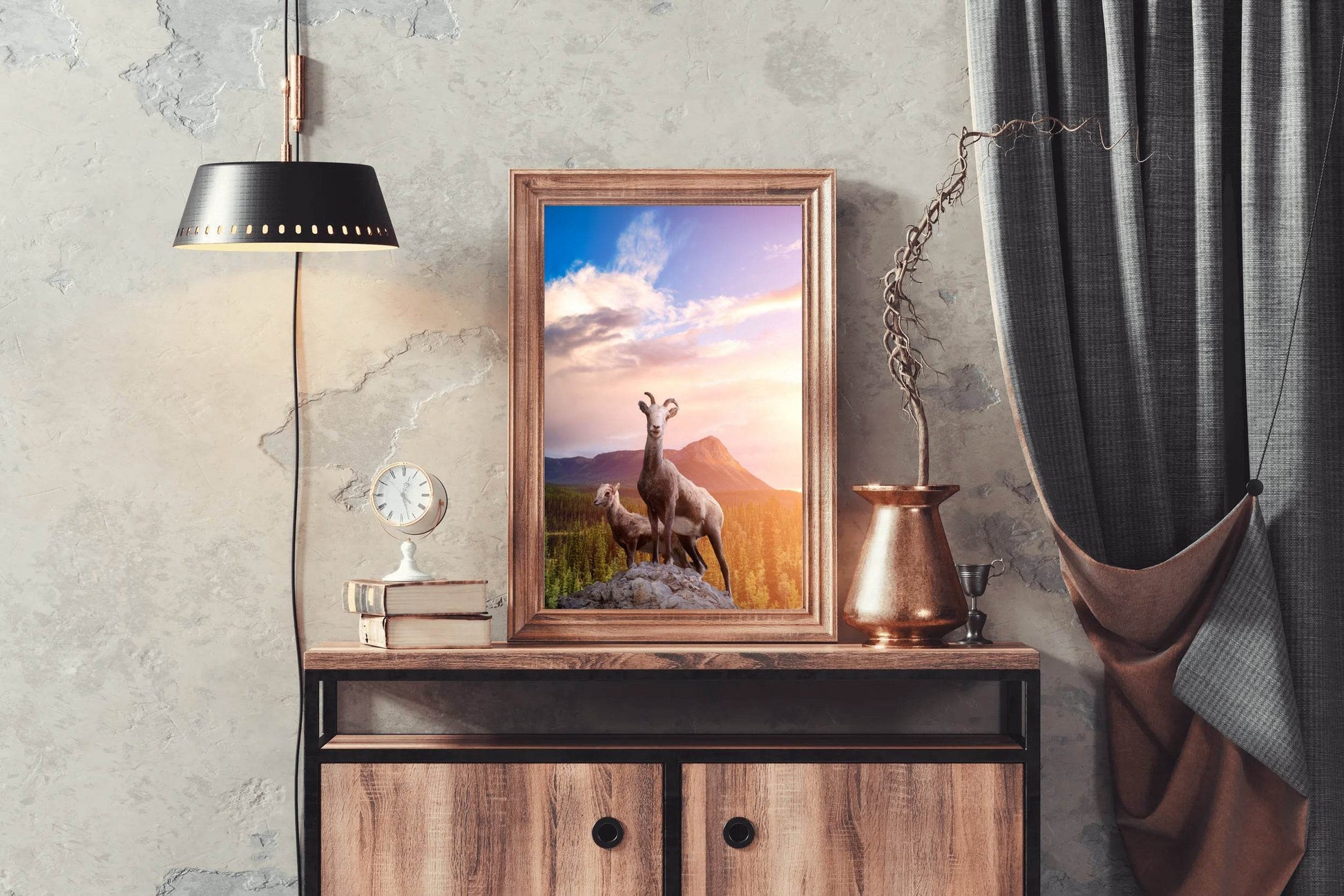 Desert Bighorn Sheep Wall Art - beink online art store