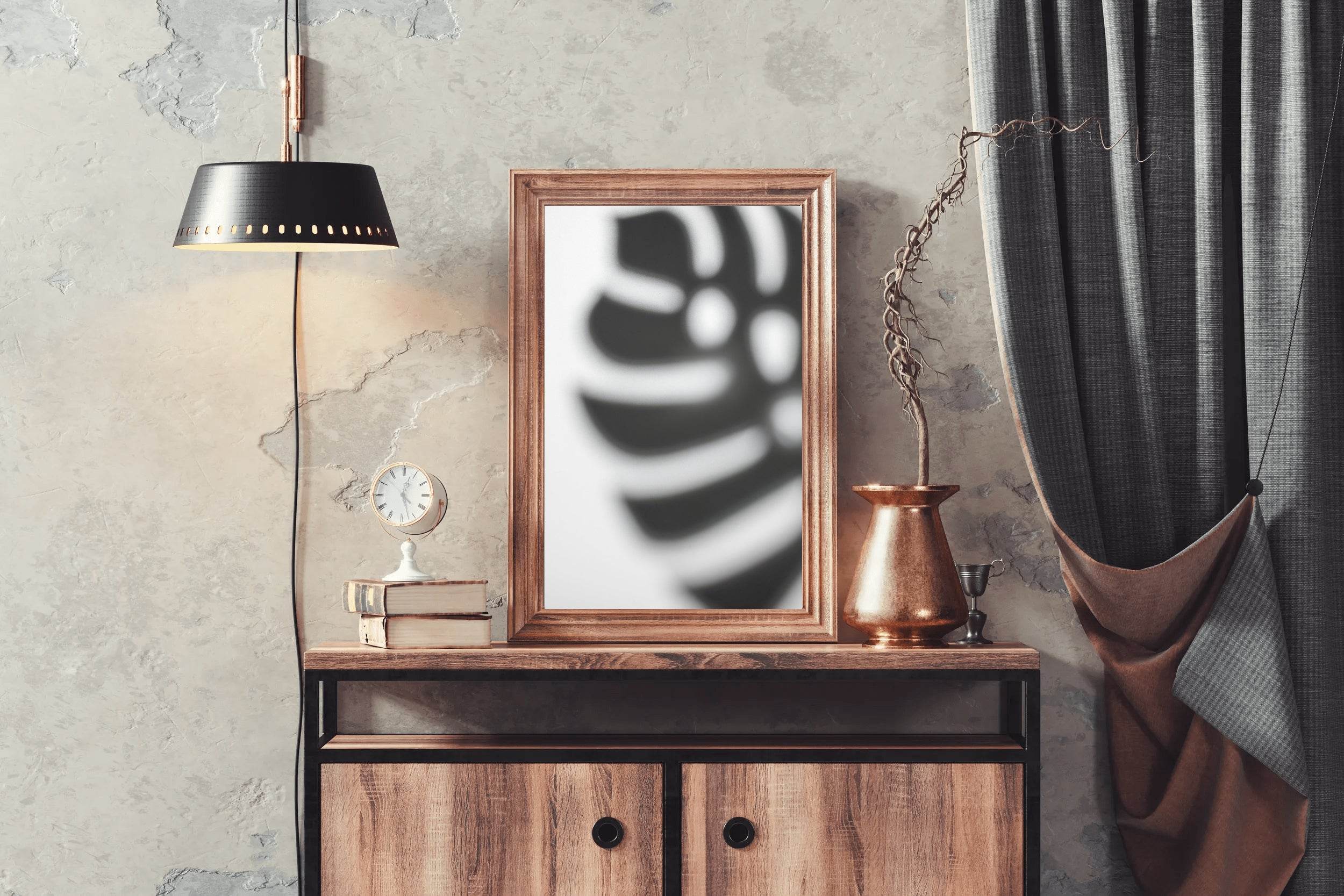 Zebra Footprint Black & White Wall Art - beink online art store